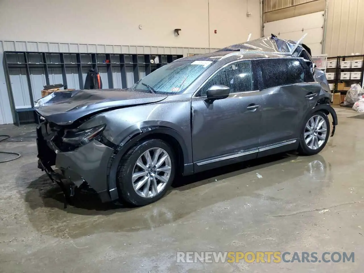 1 Photograph of a damaged car JM3TCBDY4M0504158 MAZDA CX-9 2021