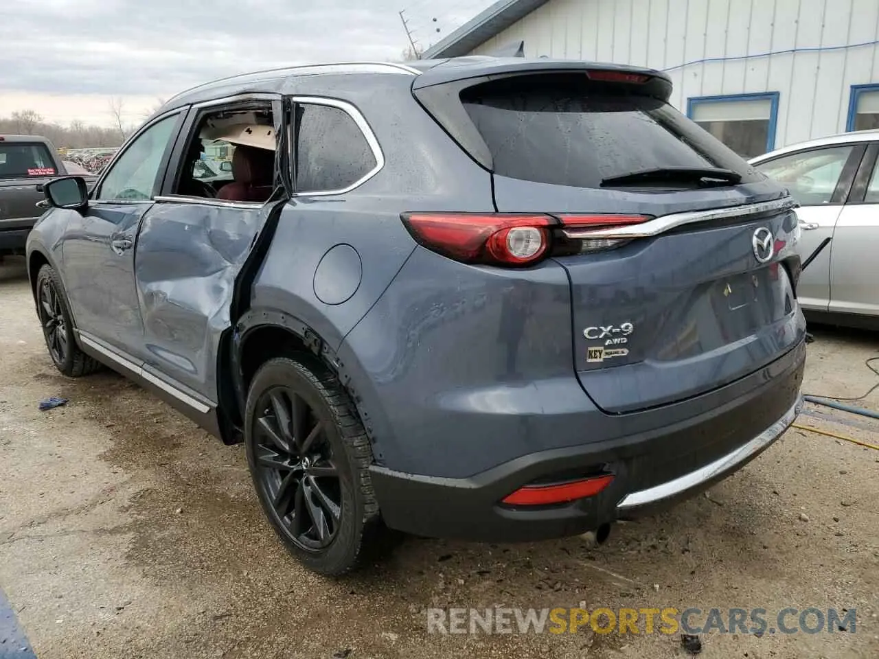 2 Photograph of a damaged car JM3TCBDY4M0526838 MAZDA CX-9 2021