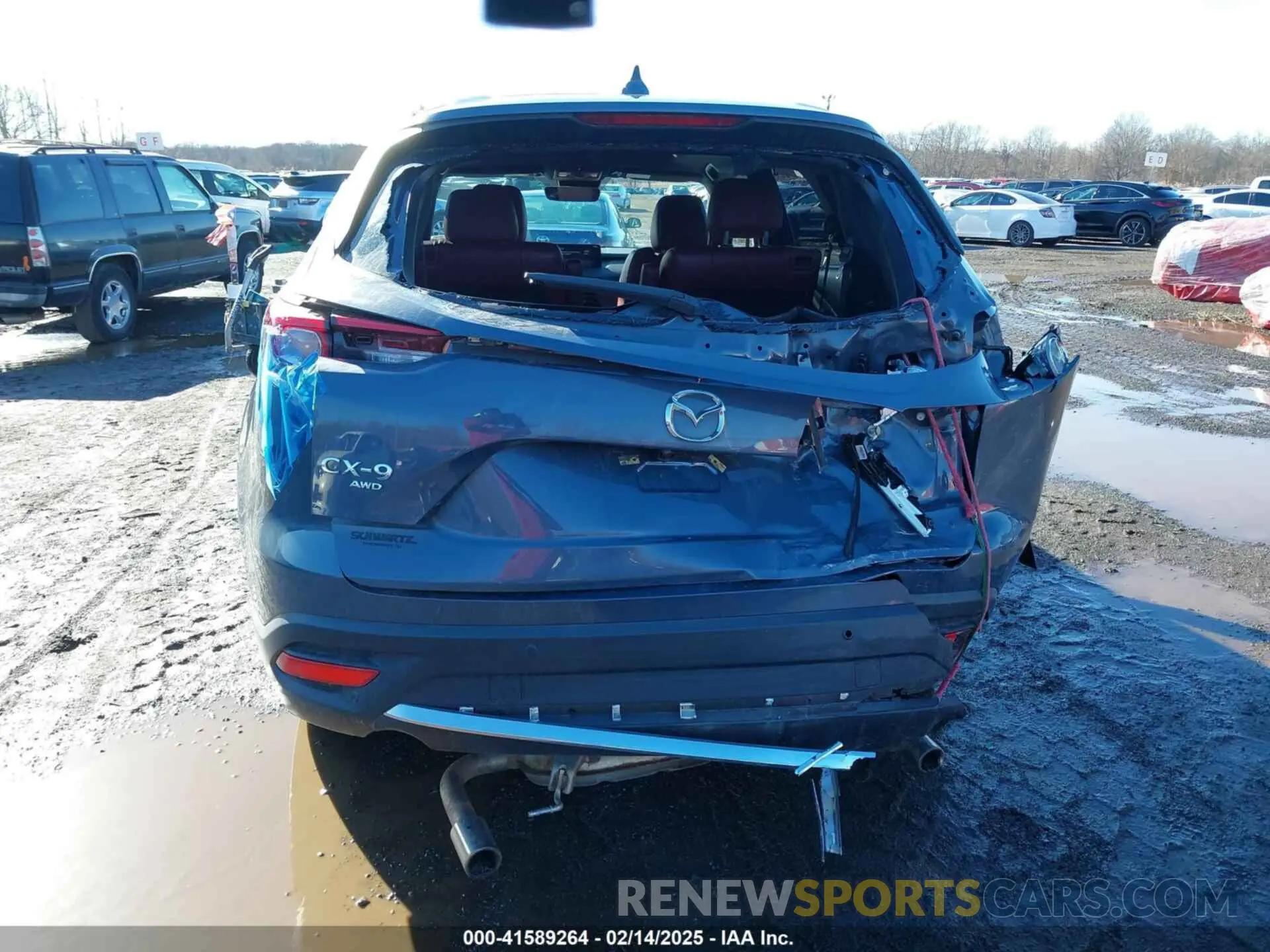 16 Photograph of a damaged car JM3TCBDY5M0506632 MAZDA CX-9 2021