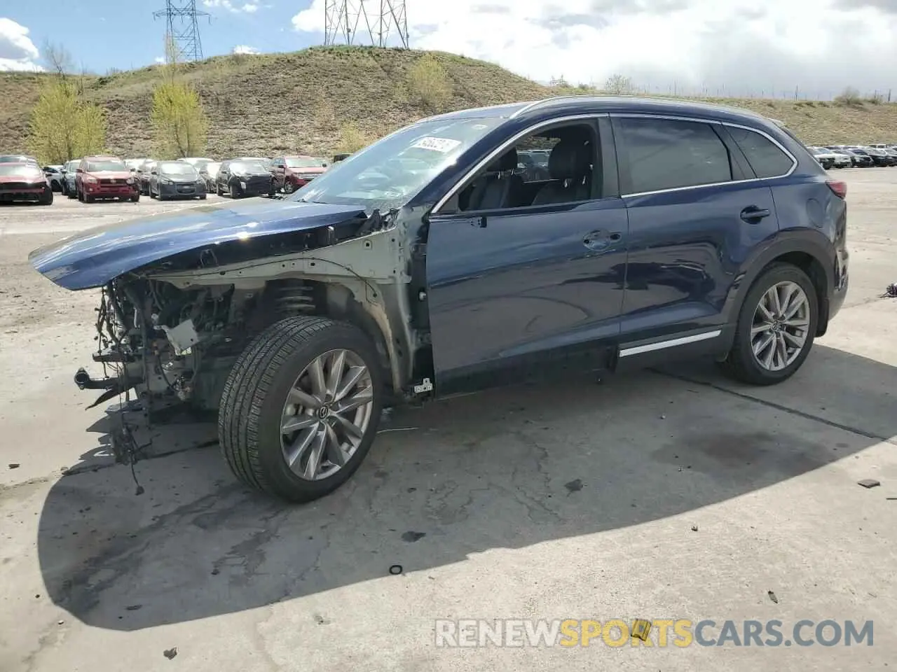 1 Photograph of a damaged car JM3TCBDY6M0512276 MAZDA CX-9 2021