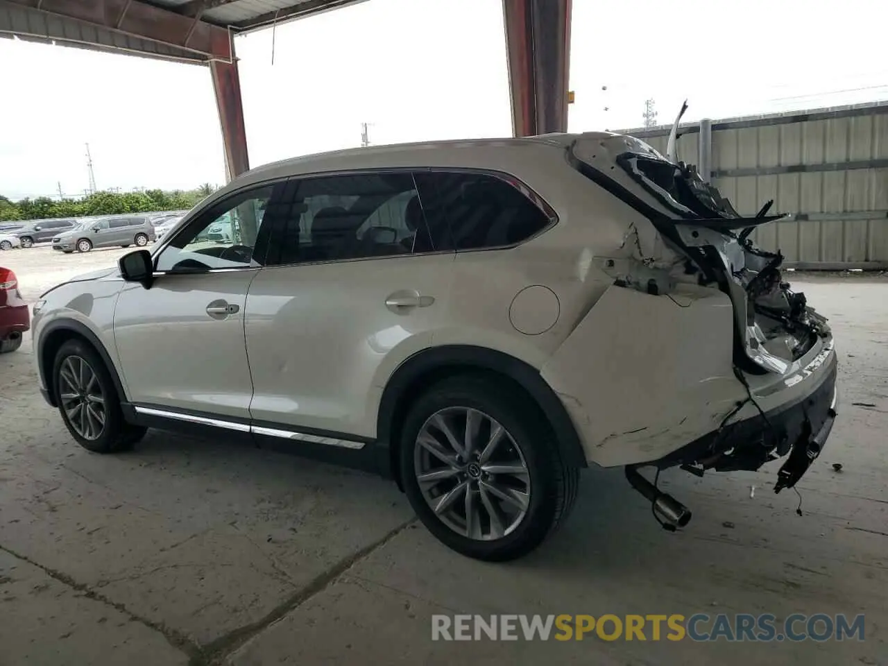 2 Photograph of a damaged car JM3TCBDY7M0506292 MAZDA CX-9 2021