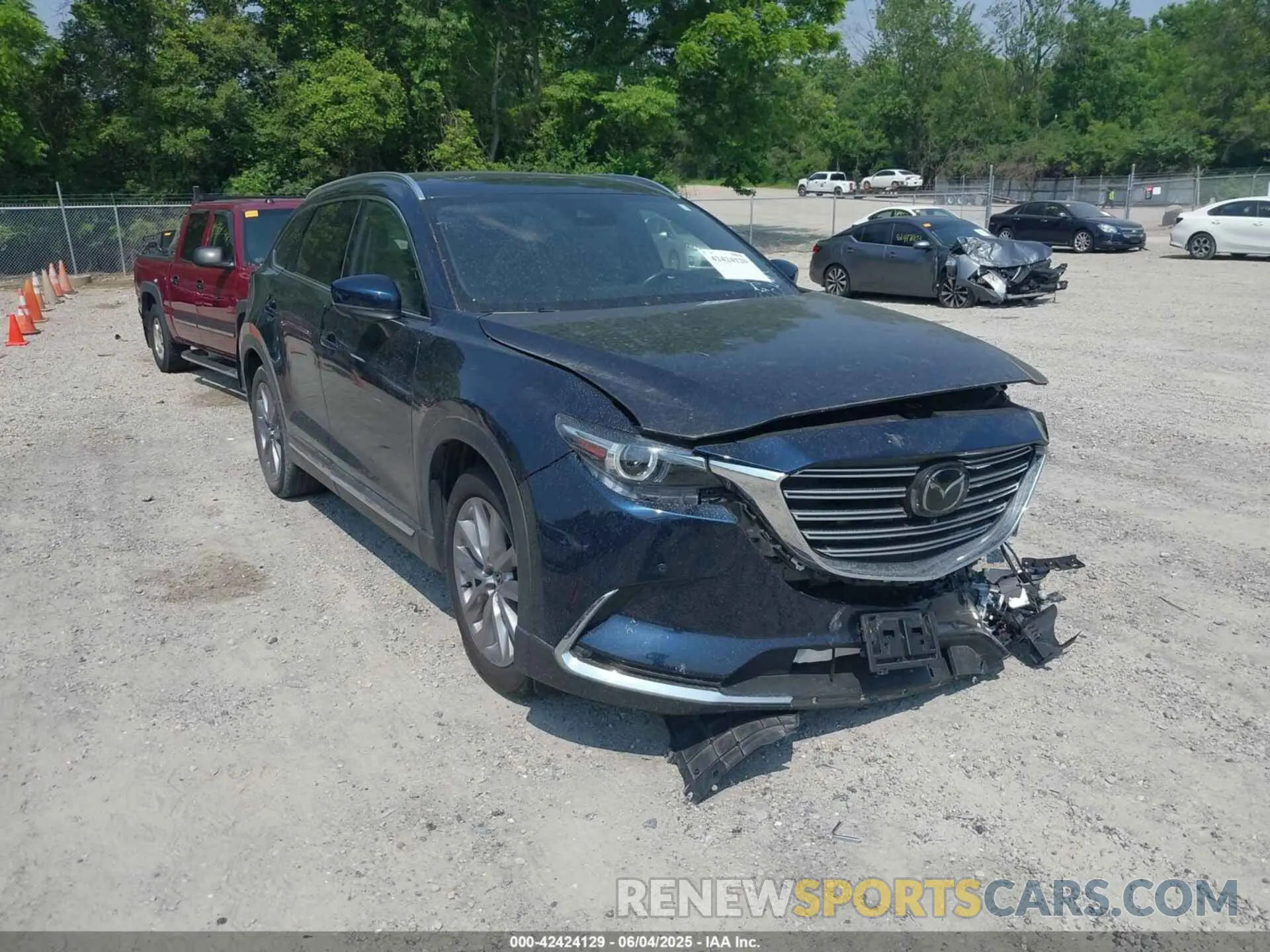 1 Photograph of a damaged car JM3TCBDY7M0536005 MAZDA CX-9 2021