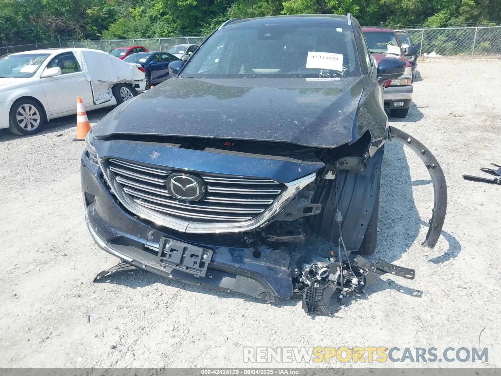 6 Photograph of a damaged car JM3TCBDY7M0536005 MAZDA CX-9 2021