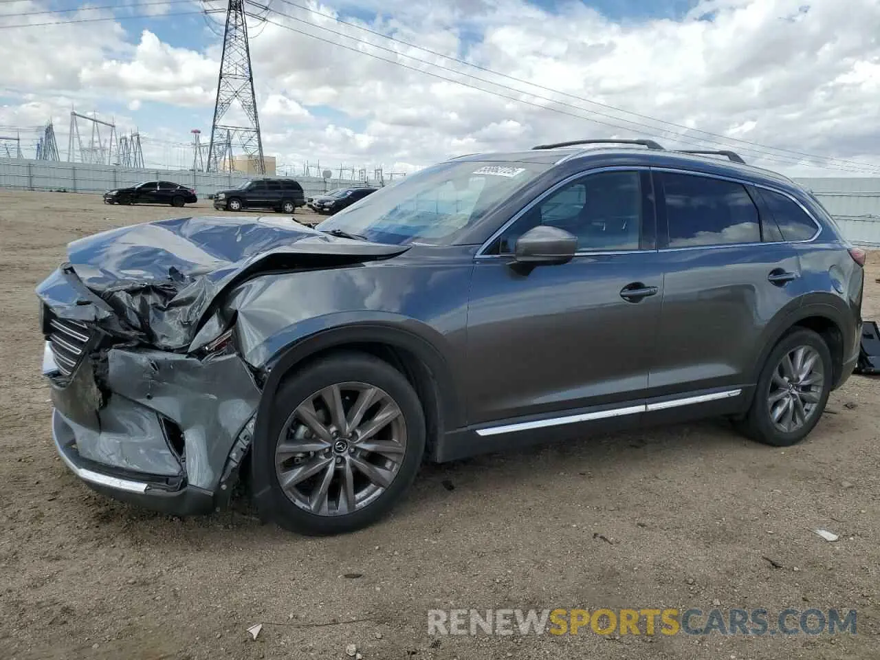 1 Photograph of a damaged car JM3TCBDY7M0536781 MAZDA CX-9 2021