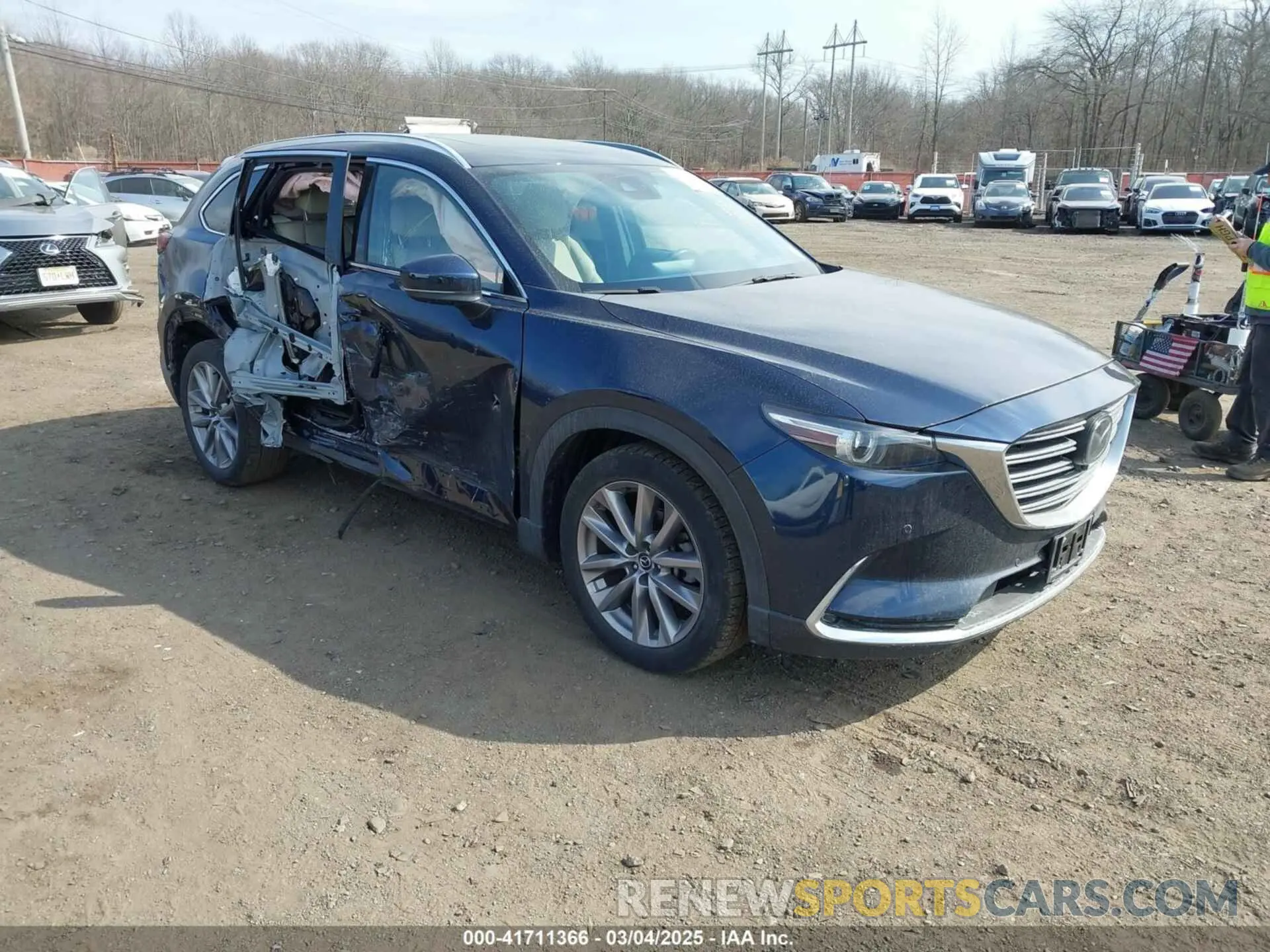 1 Photograph of a damaged car JM3TCBDY7M0540359 MAZDA CX-9 2021