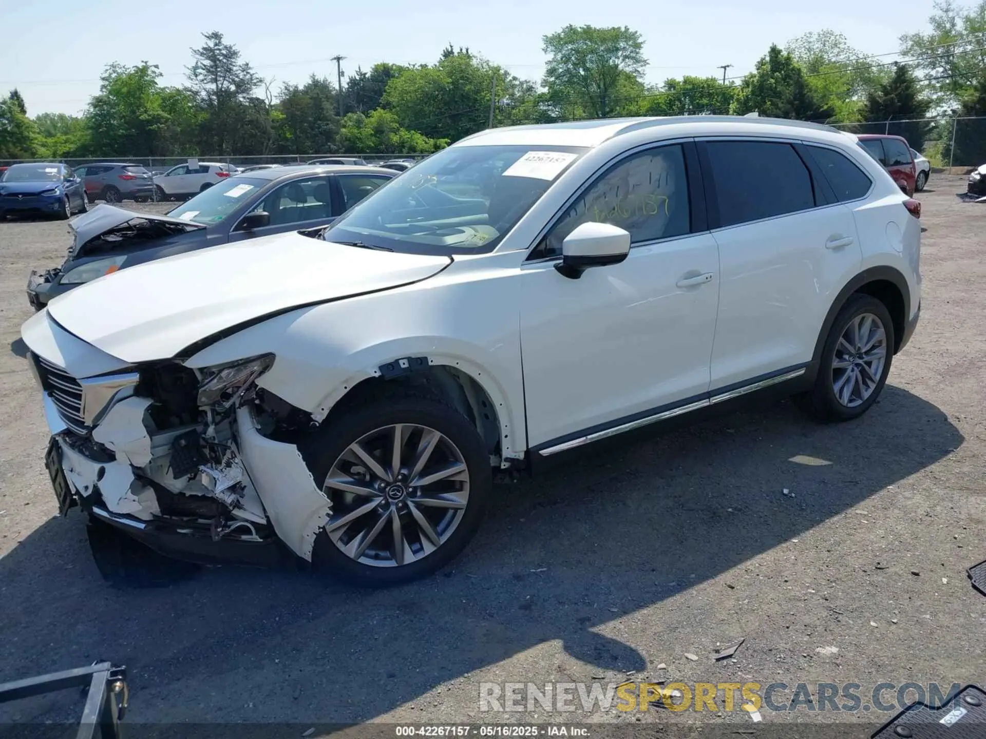2 Photograph of a damaged car JM3TCBDY8M0537986 MAZDA CX-9 2021