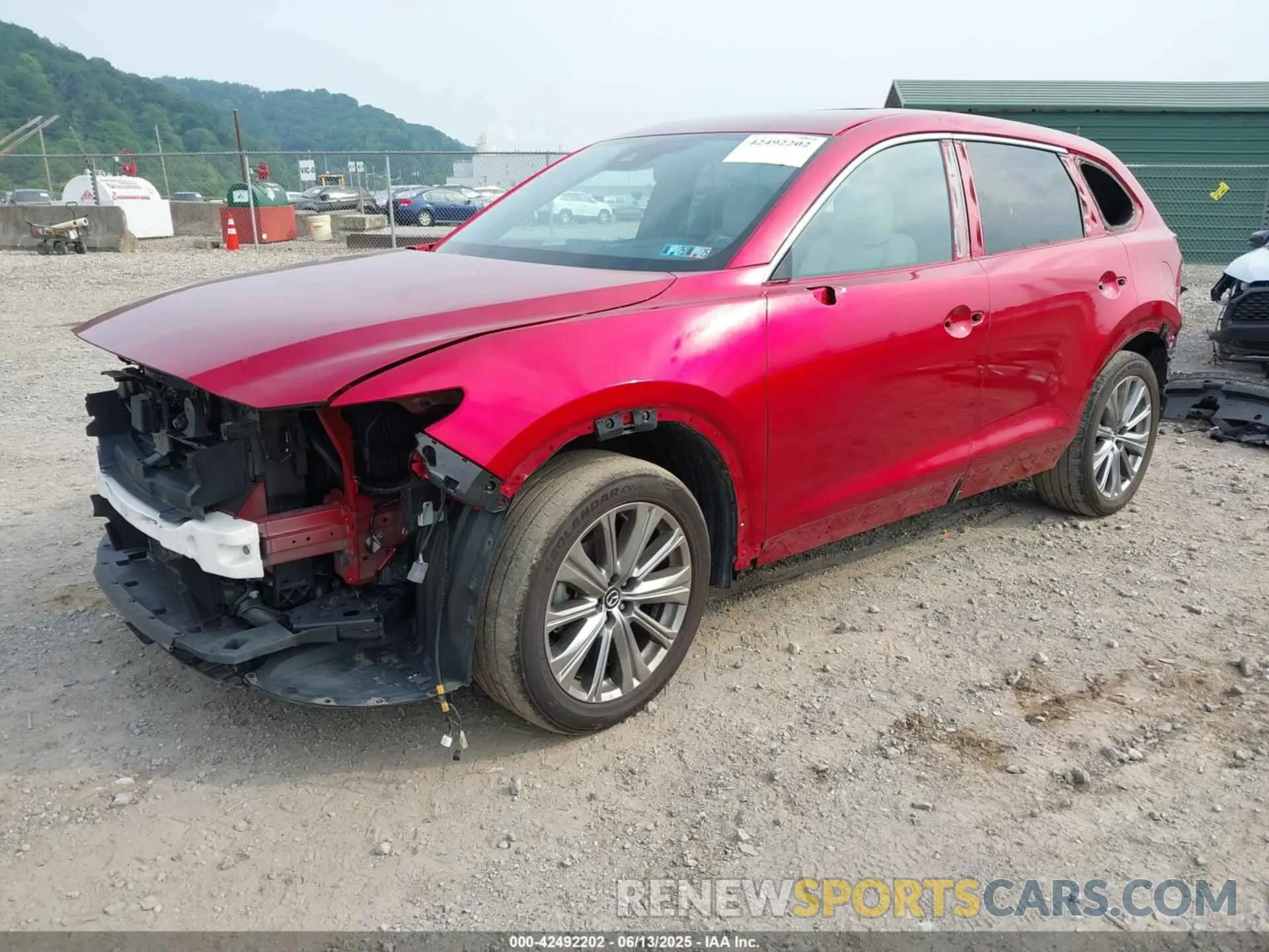 2 Photograph of a damaged car JM3TCBEY2M0509874 MAZDA CX-9 2021