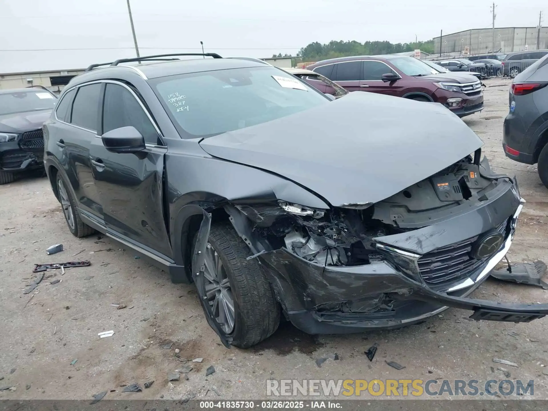1 Photograph of a damaged car JM3TCBEY3M0505266 MAZDA CX-9 2021