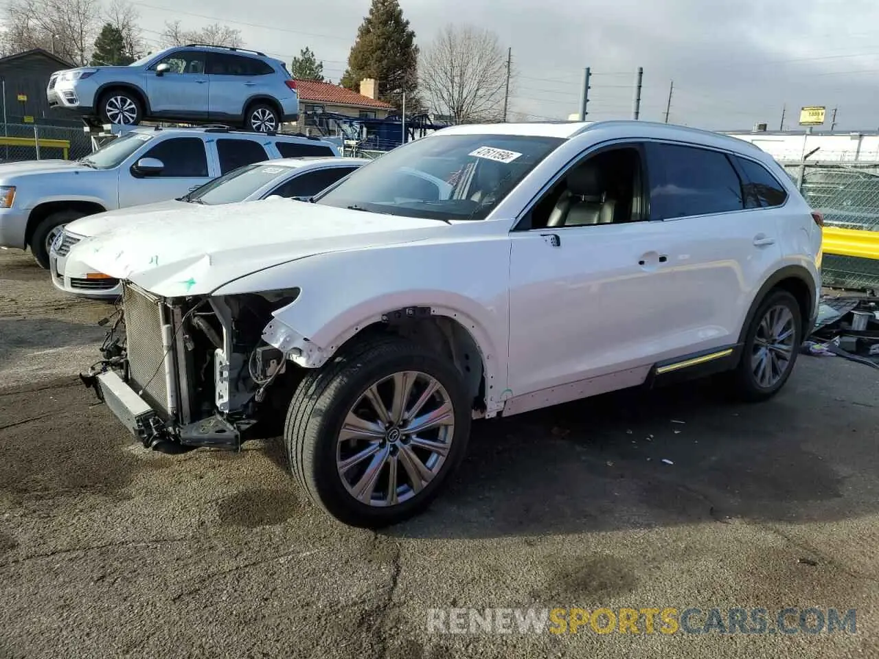 1 Photograph of a damaged car JM3TCBEY4M0504837 MAZDA CX-9 2021