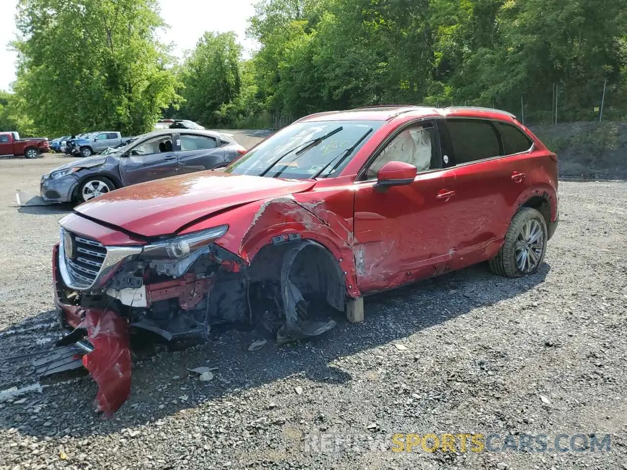 1 Photograph of a damaged car JM3TCBEY9M0541995 MAZDA CX-9 2021