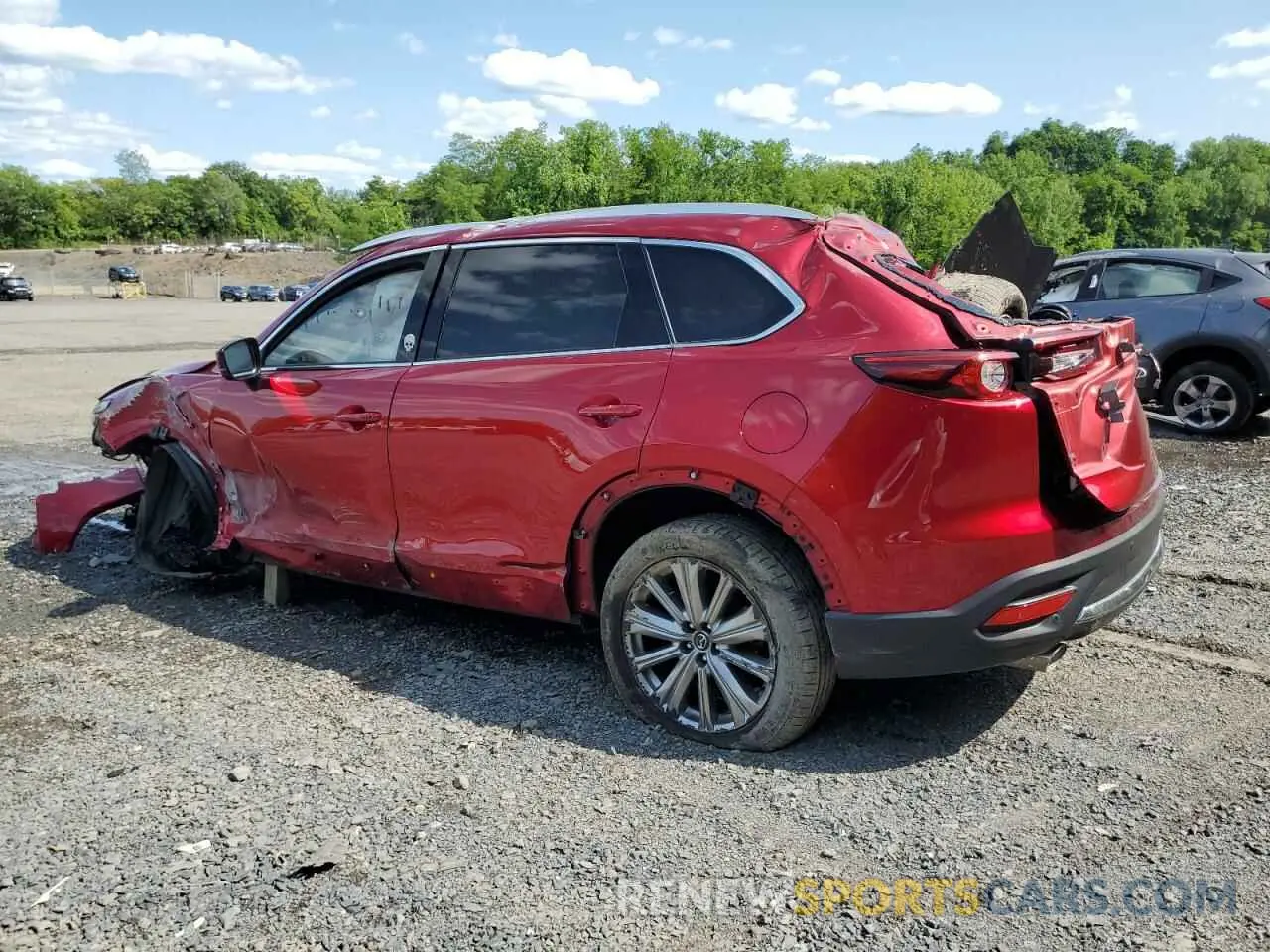 2 Photograph of a damaged car JM3TCBEY9M0541995 MAZDA CX-9 2021