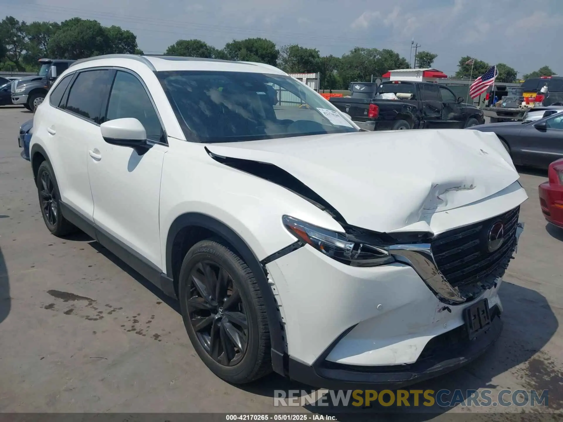 1 Photograph of a damaged car JM3TCBAY3N0626046 MAZDA CX-9 2022