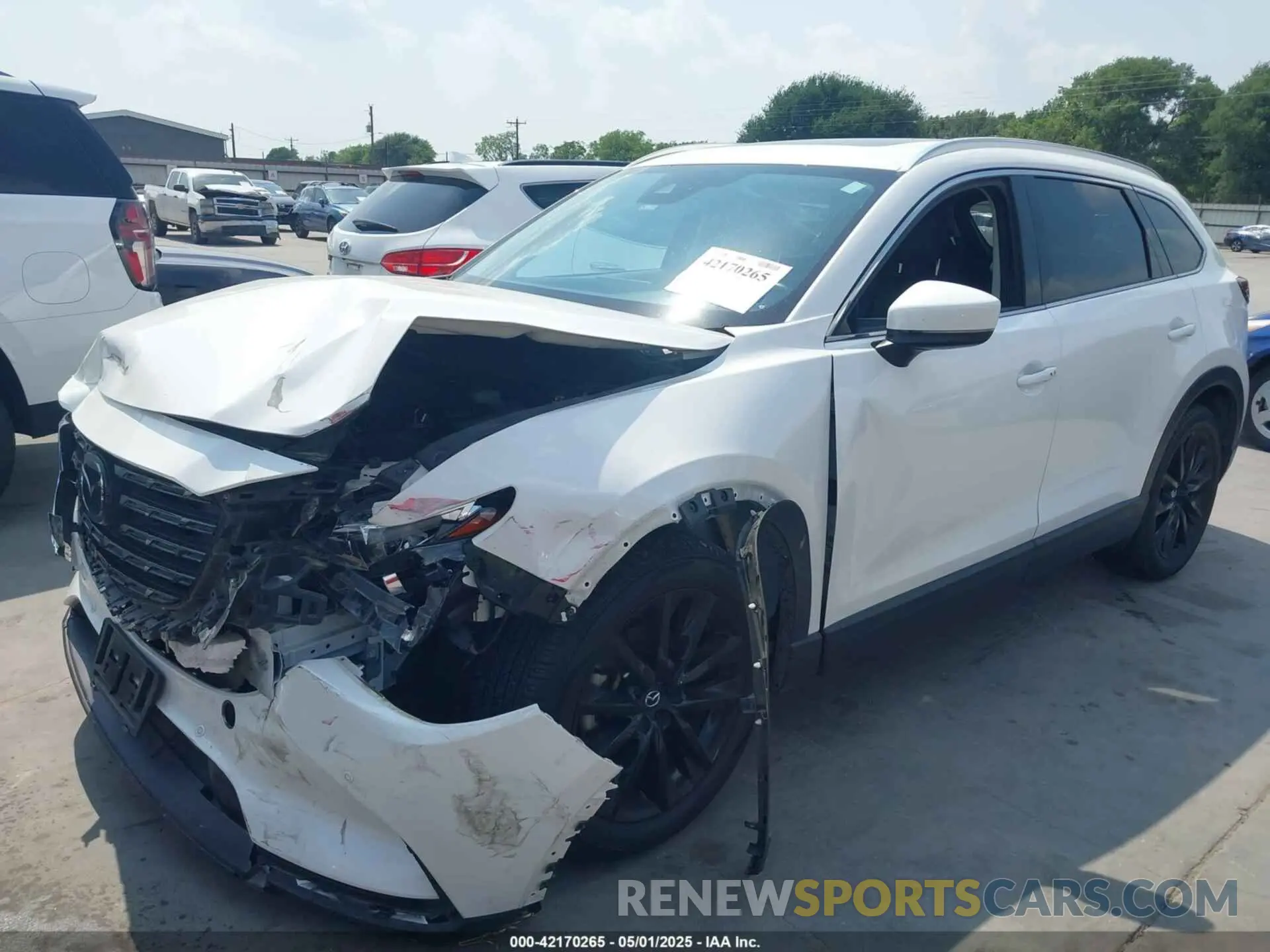 2 Photograph of a damaged car JM3TCBAY3N0626046 MAZDA CX-9 2022