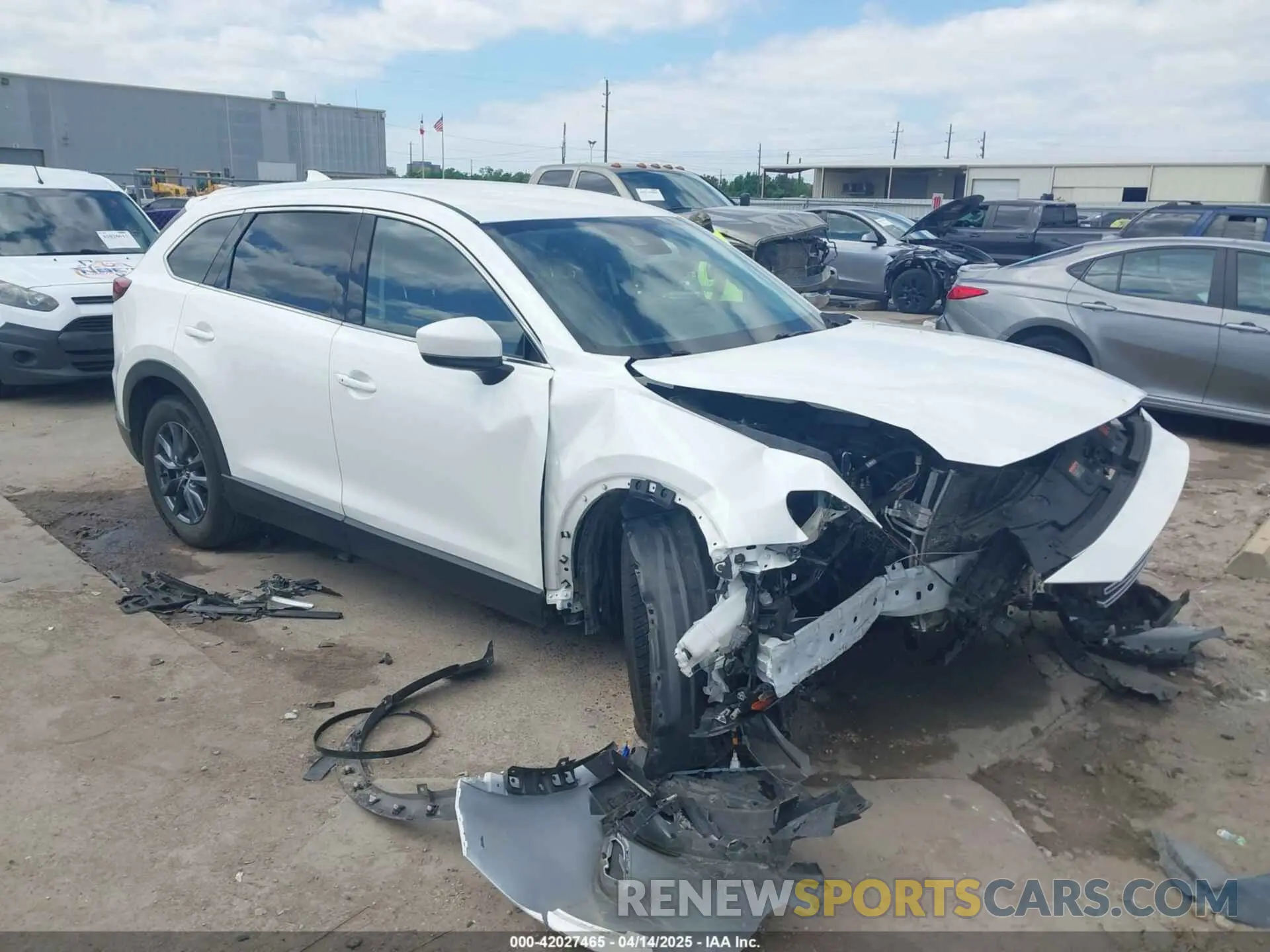 1 Photograph of a damaged car JM3TCBCY0N0608052 MAZDA CX-9 2022