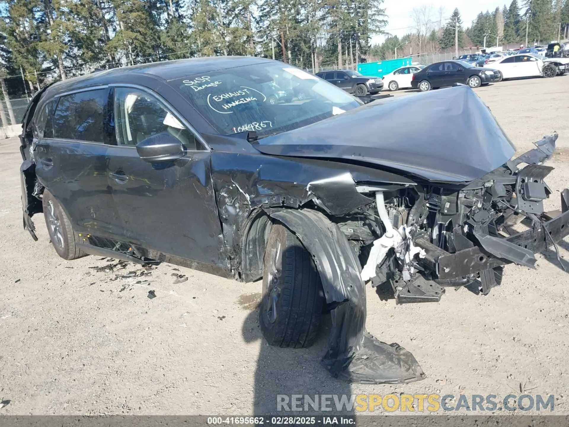 1 Photograph of a damaged car JM3TCBCY2N0600700 MAZDA CX-9 2022