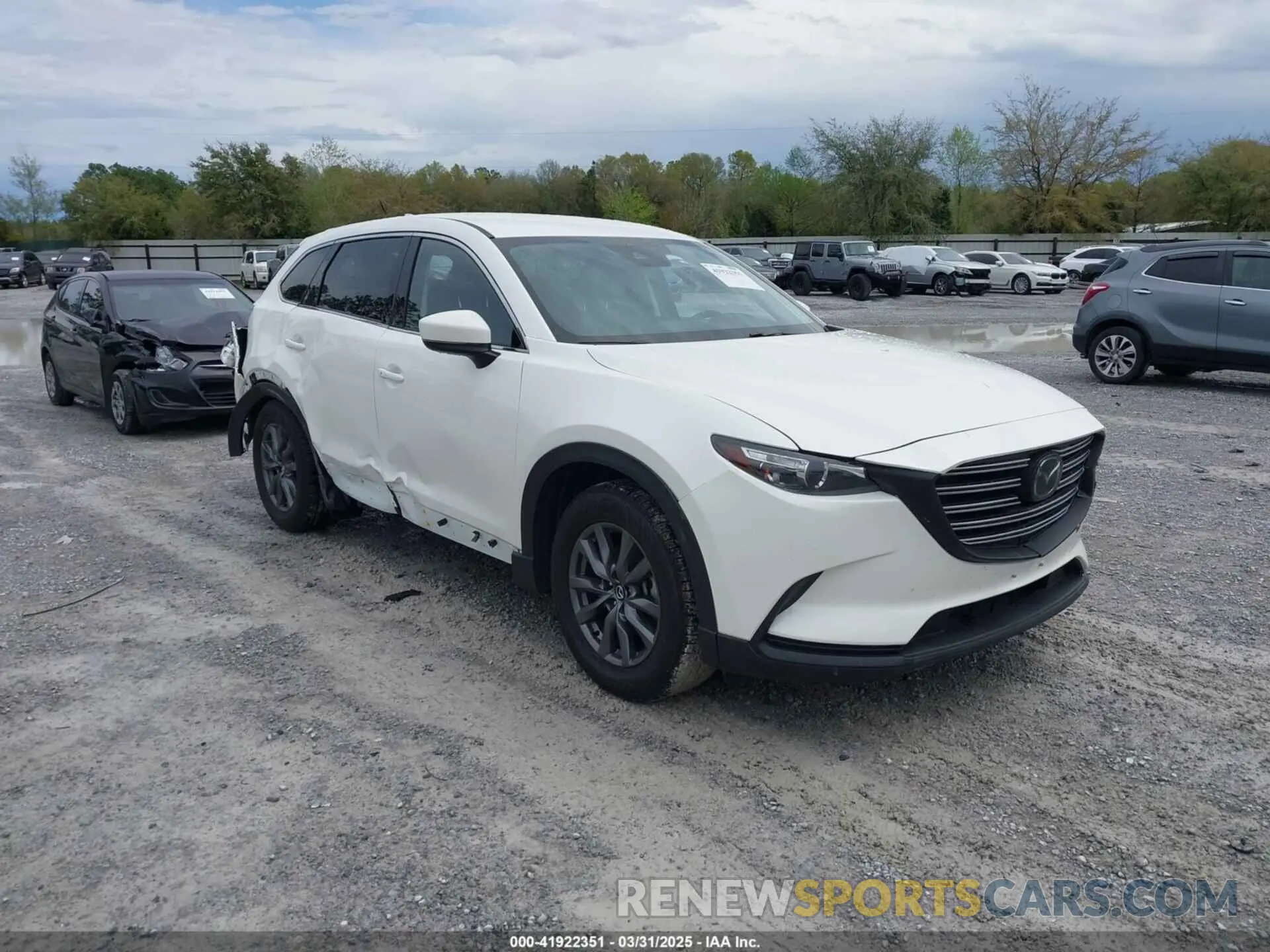 1 Photograph of a damaged car JM3TCBCY4N0602402 MAZDA CX-9 2022