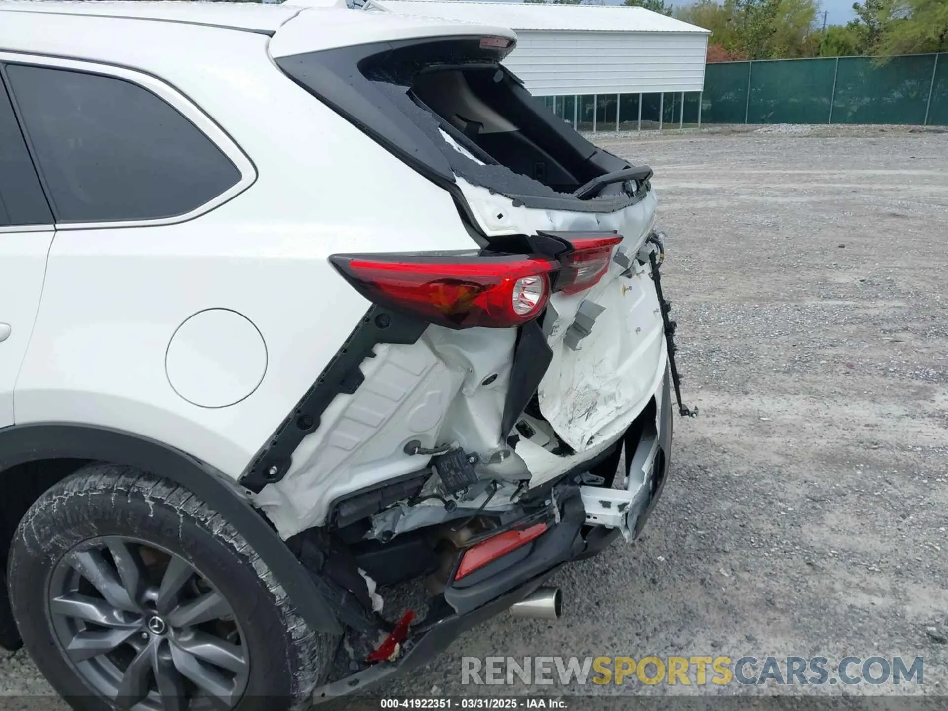 6 Photograph of a damaged car JM3TCBCY4N0602402 MAZDA CX-9 2022