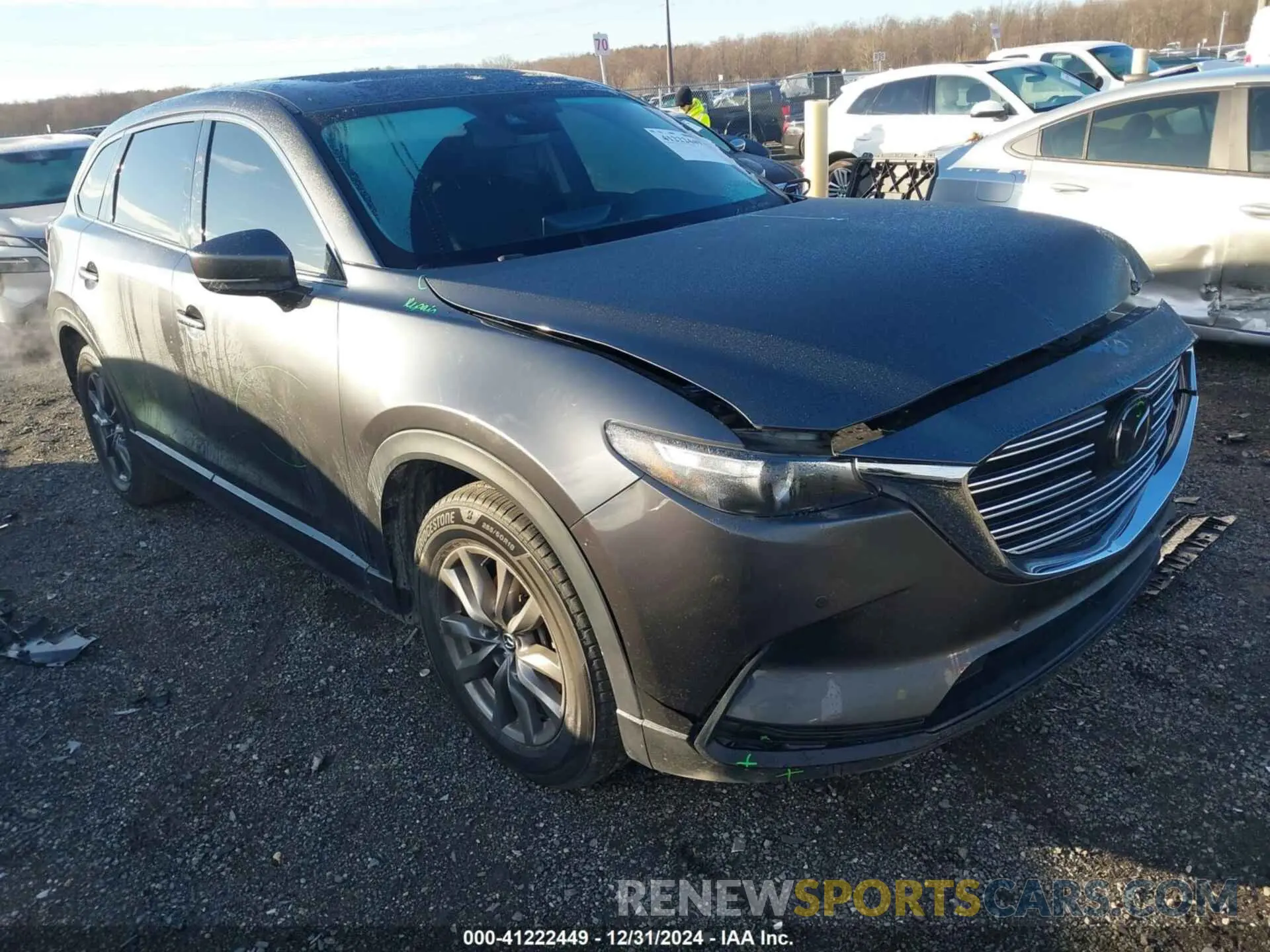 1 Photograph of a damaged car JM3TCBCYXN0605336 MAZDA CX-9 2022