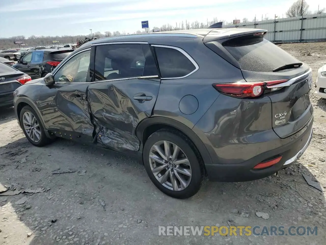 2 Photograph of a damaged car JM3TCBDY2N0616152 MAZDA CX-9 2022