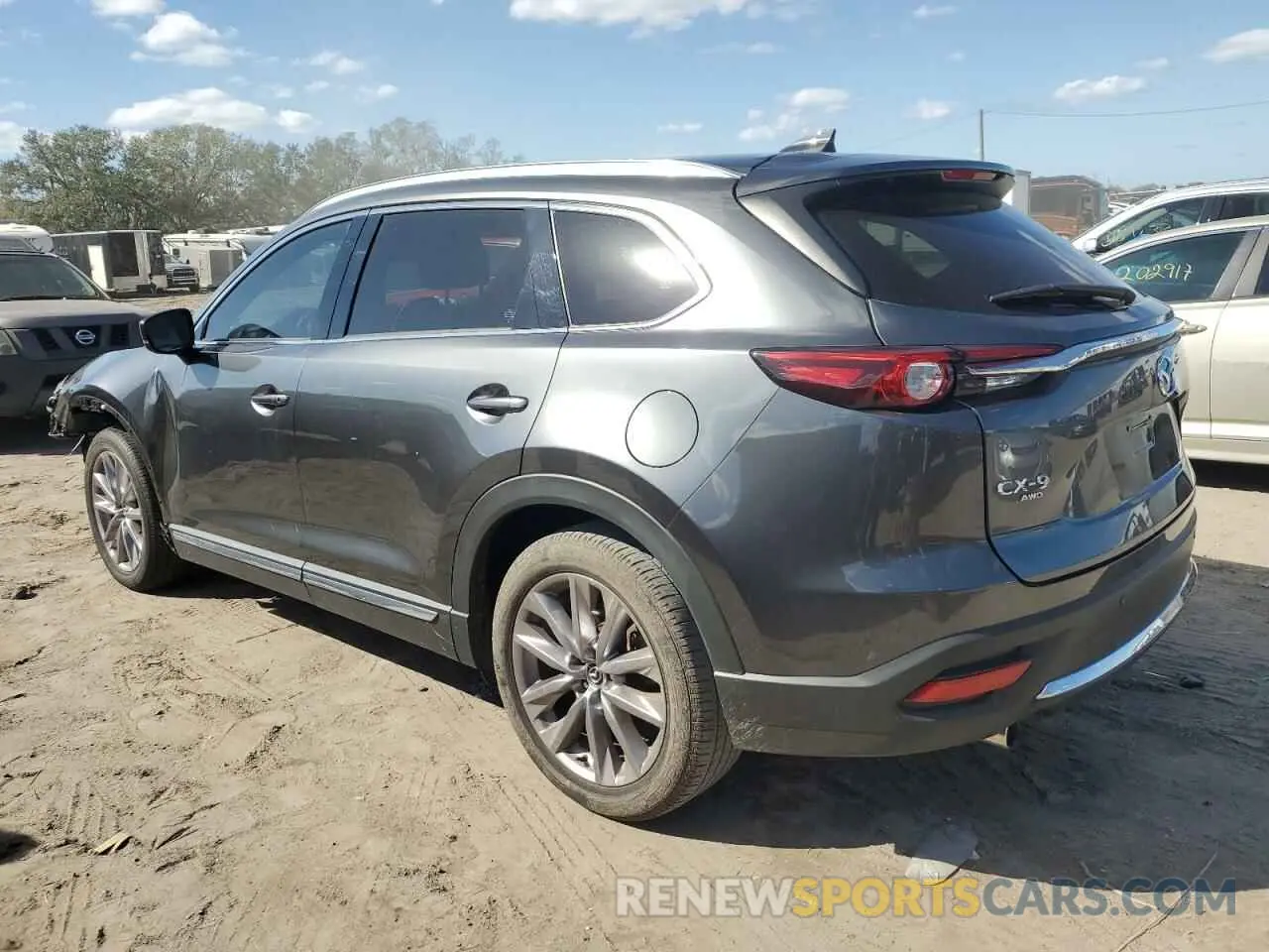 2 Photograph of a damaged car JM3TCBDY8N0613577 MAZDA CX-9 2022