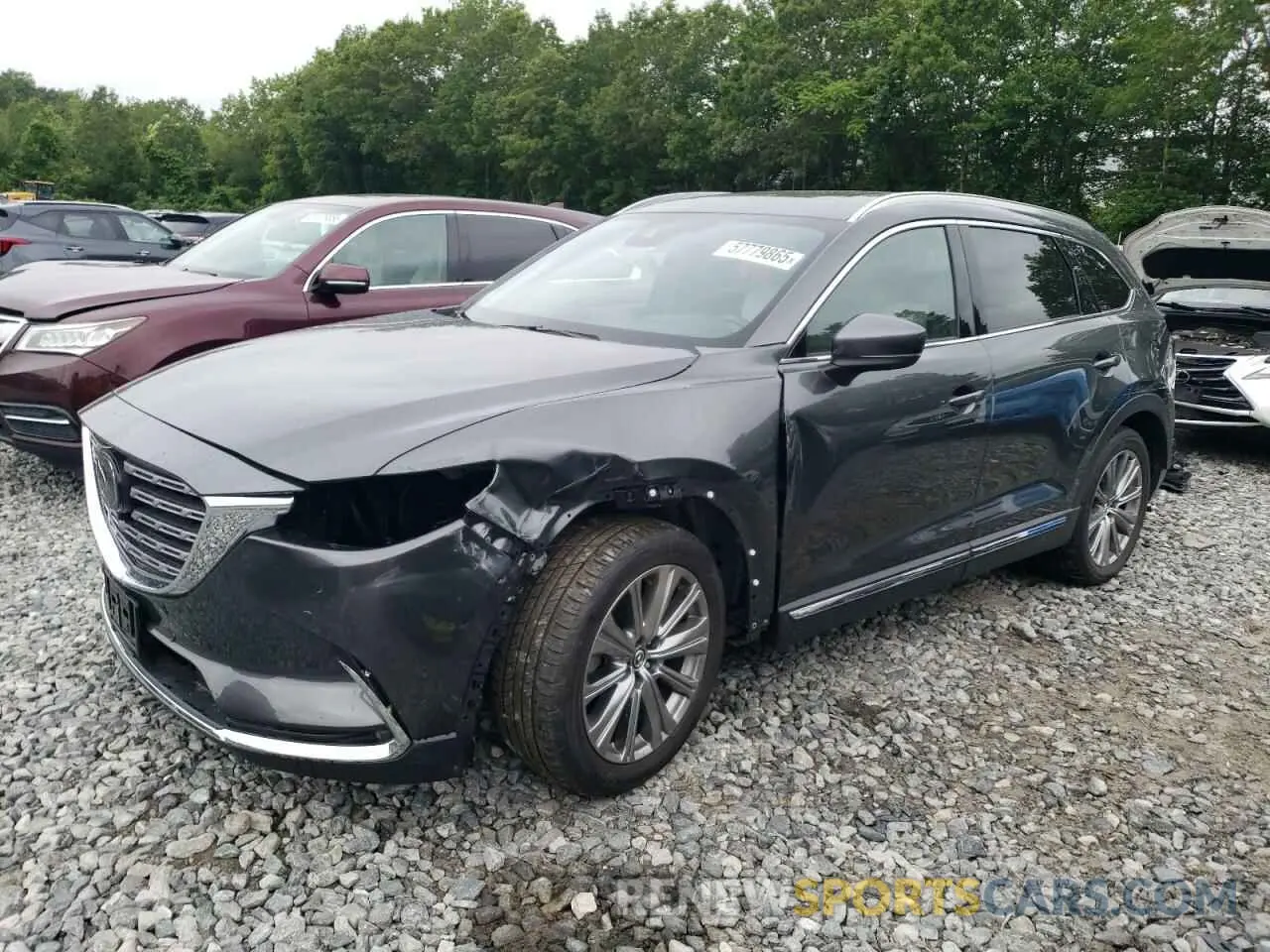 1 Photograph of a damaged car JM3TCBEY0N0618478 MAZDA CX-9 2022