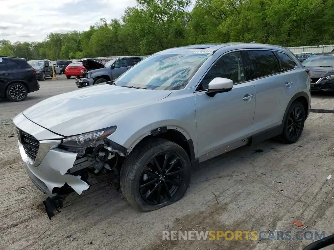 1 Photograph of a damaged car JM3TCBAY1P0659517 MAZDA CX-9 2023
