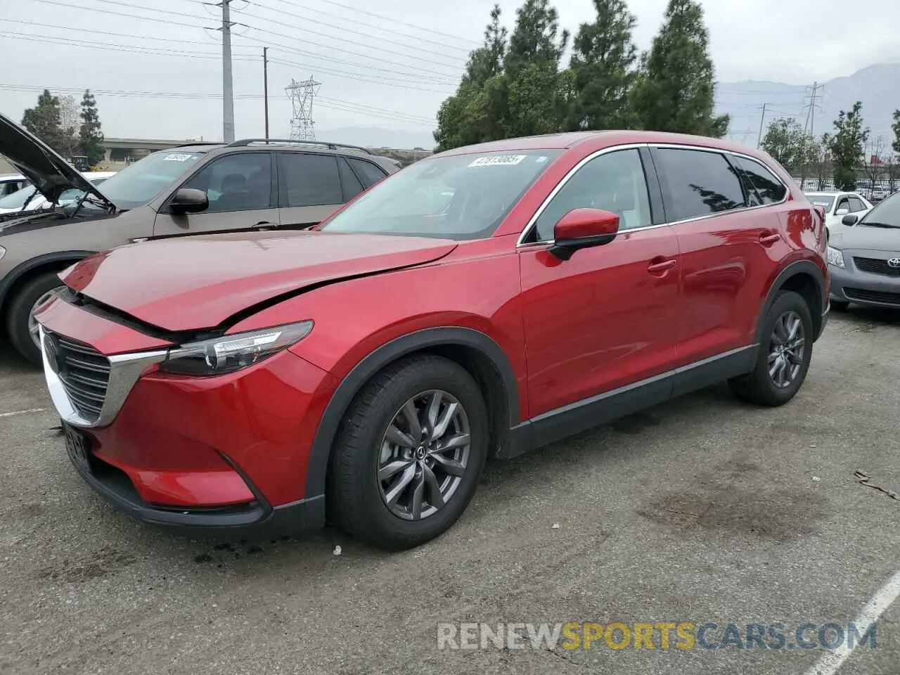 1 Photograph of a damaged car JM3TCBCY4P0654602 MAZDA CX-9 2023