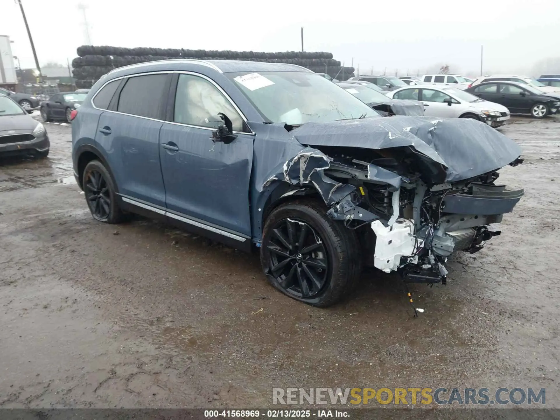 1 Photograph of a damaged car JM3TCBDY1P0642597 MAZDA CX-9 2023