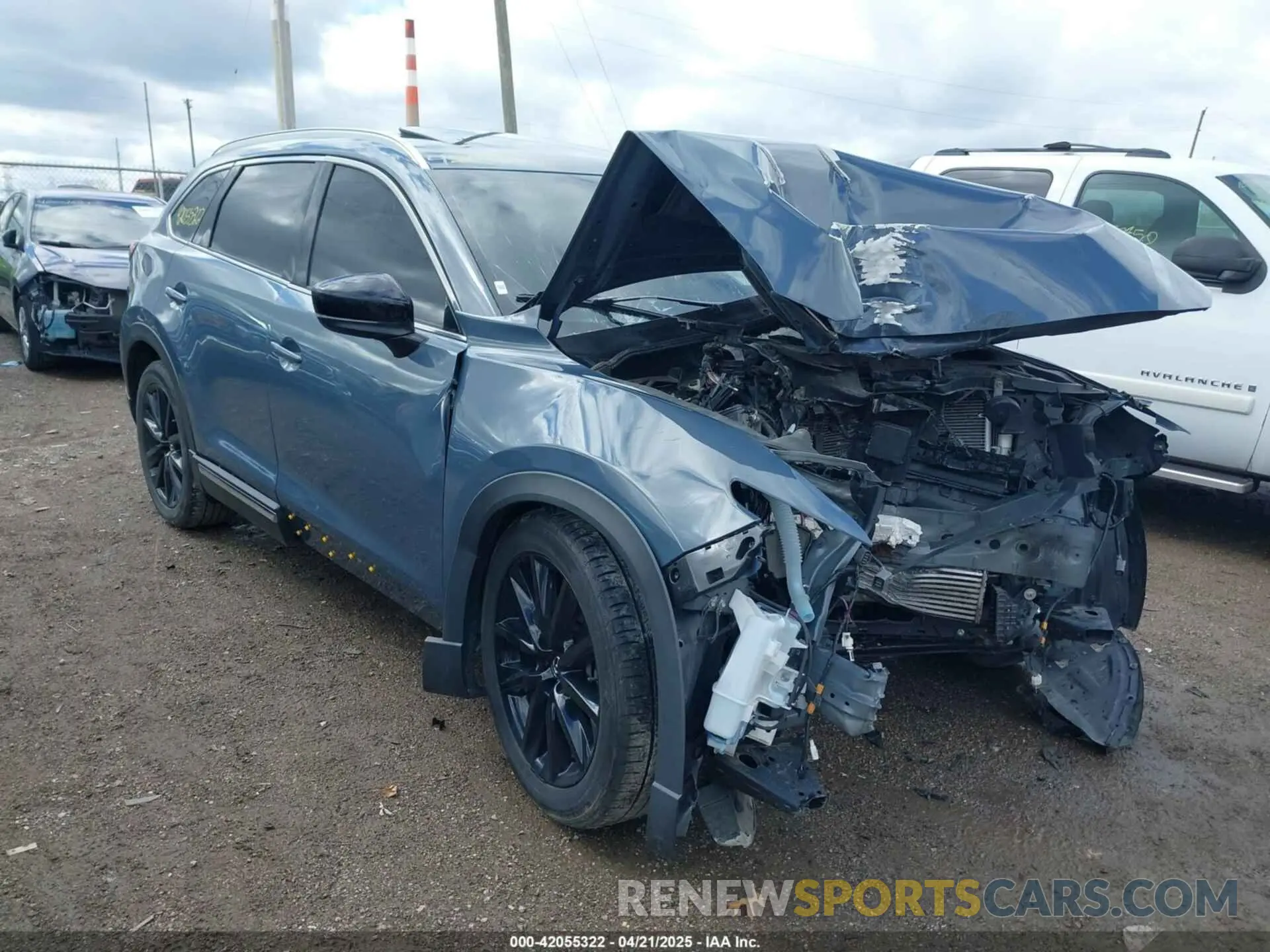 6 Photograph of a damaged car JM3TCBDY2P0636002 MAZDA CX-9 2023