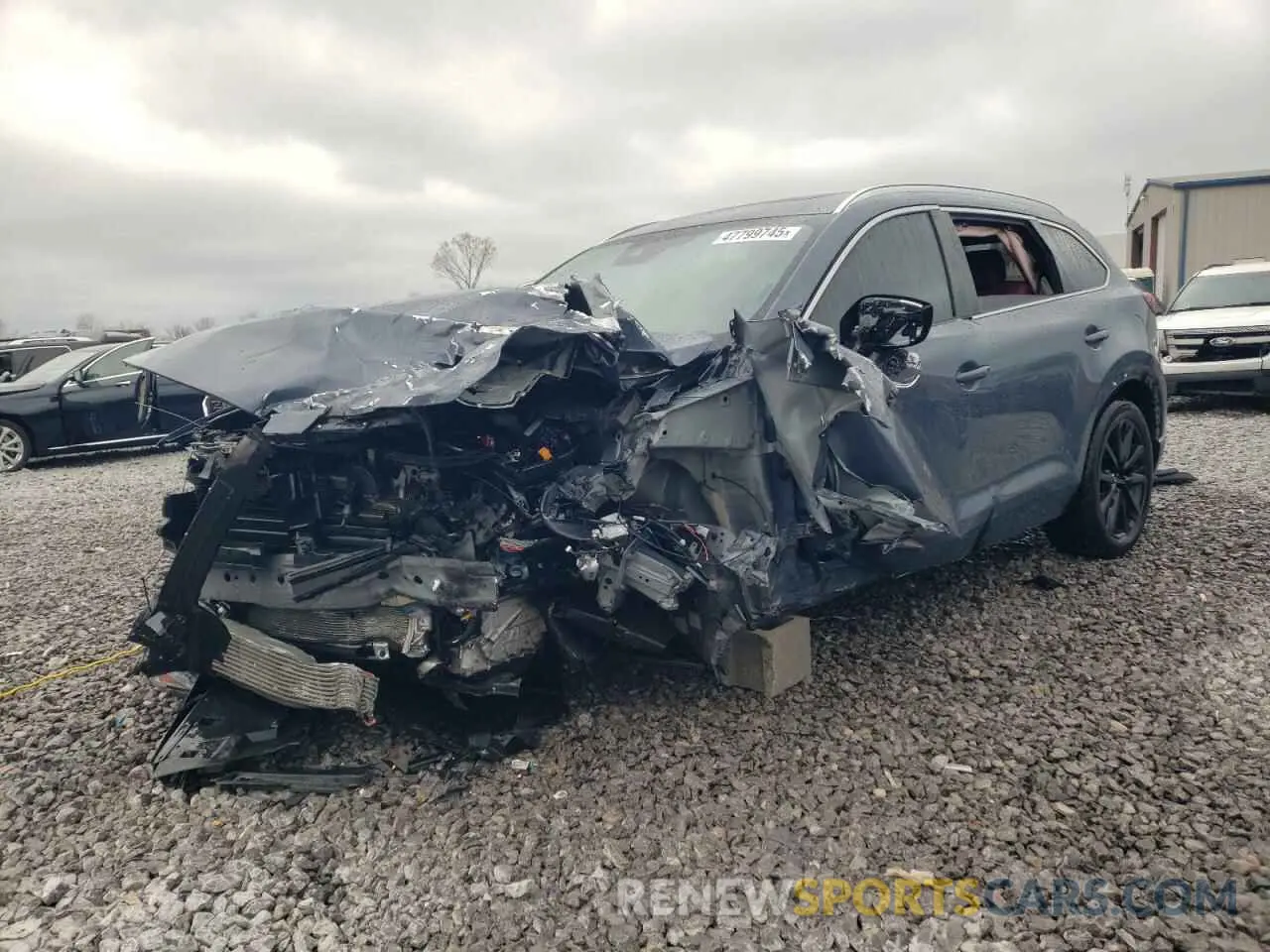 1 Photograph of a damaged car JM3TCBDY8P0649319 MAZDA CX-9 2023