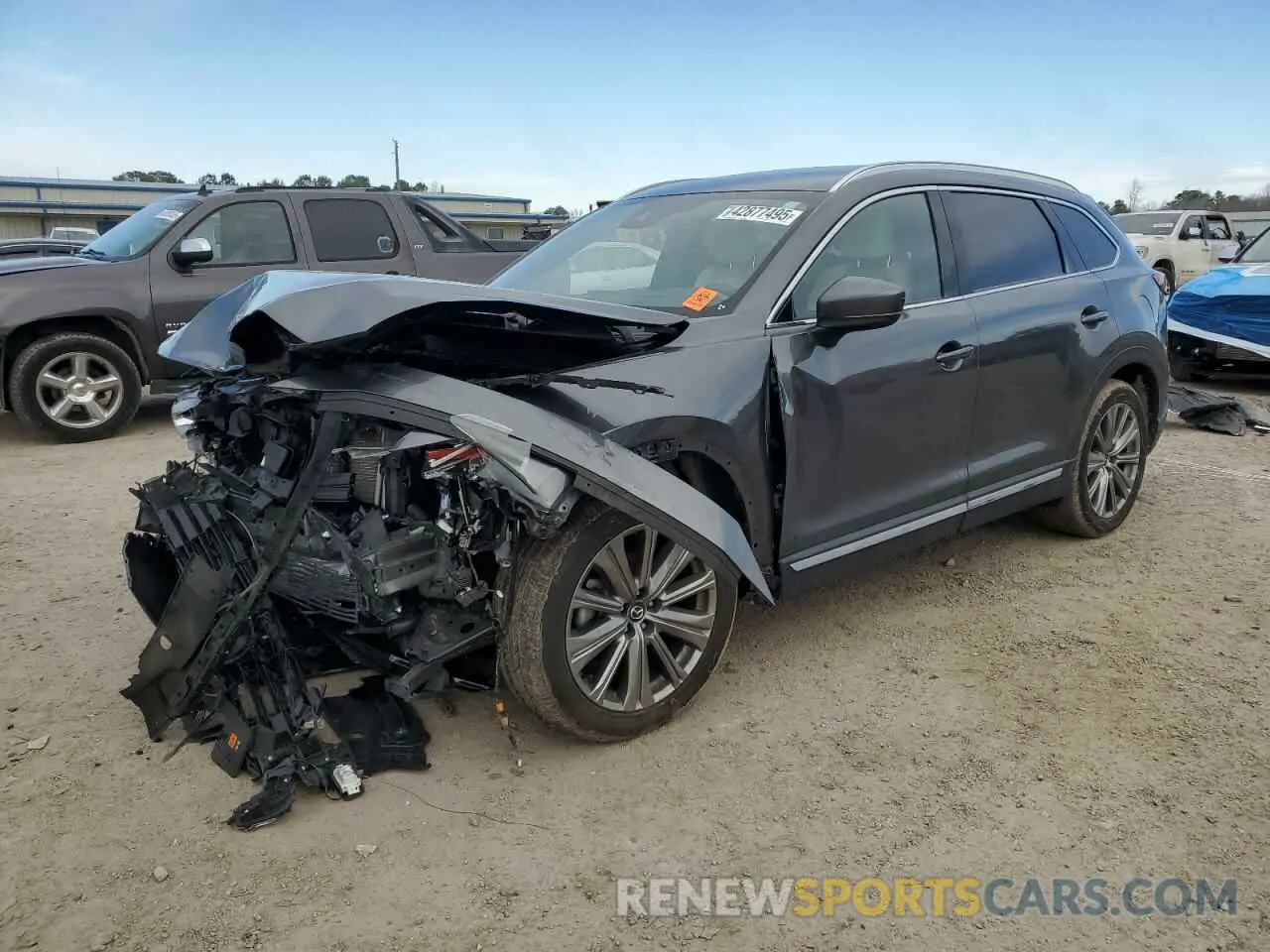1 Photograph of a damaged car JM3TCBEY2P0642851 MAZDA CX-9 2023