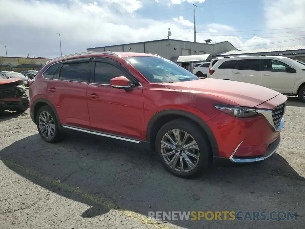 4 Photograph of a damaged car JM3TCBEY5P0645159 MAZDA CX-9 2023