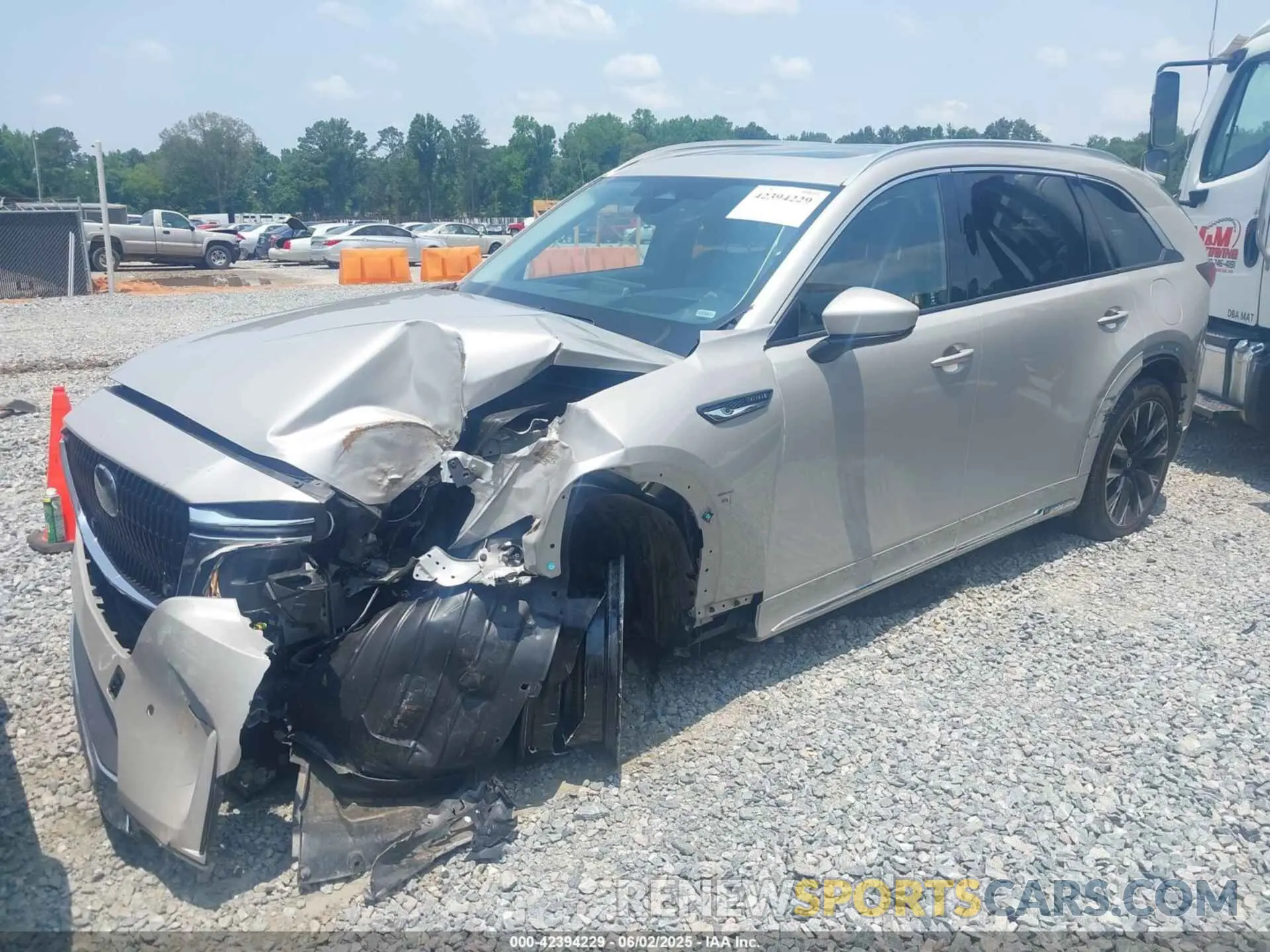 2 Photograph of a damaged car JM3KK1HC0R1135680 MAZDA CX-90 2024