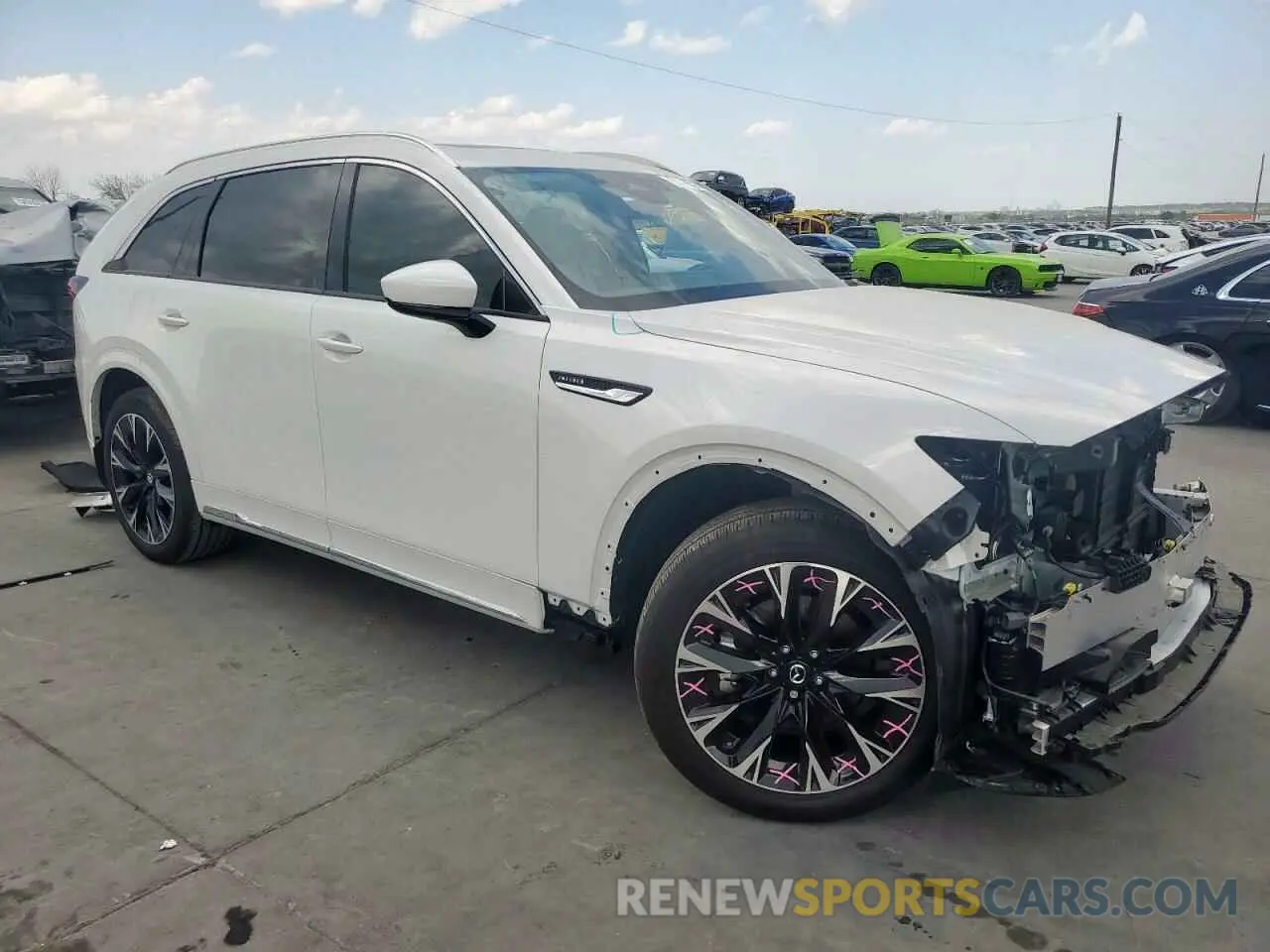4 Photograph of a damaged car JM3KK1HC0R1170641 MAZDA CX-90 2024
