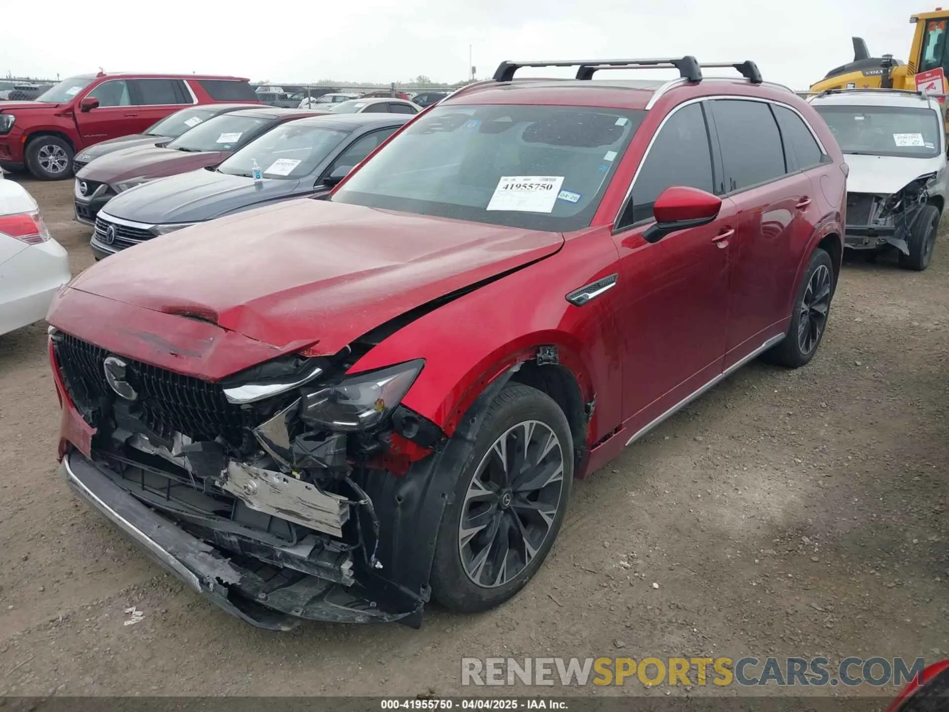 2 Photograph of a damaged car JM3KK1HC2R1133087 MAZDA CX-90 2024