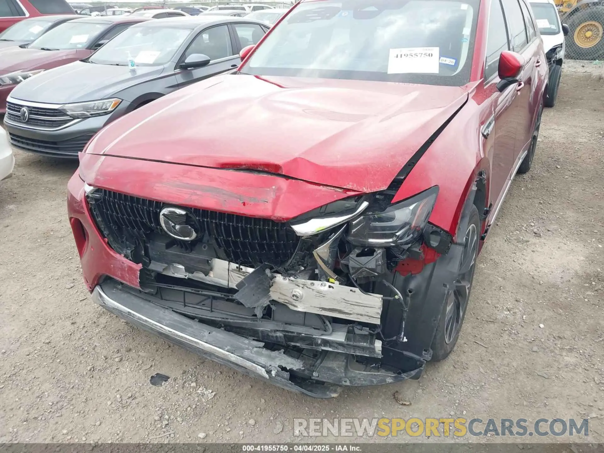 6 Photograph of a damaged car JM3KK1HC2R1133087 MAZDA CX-90 2024