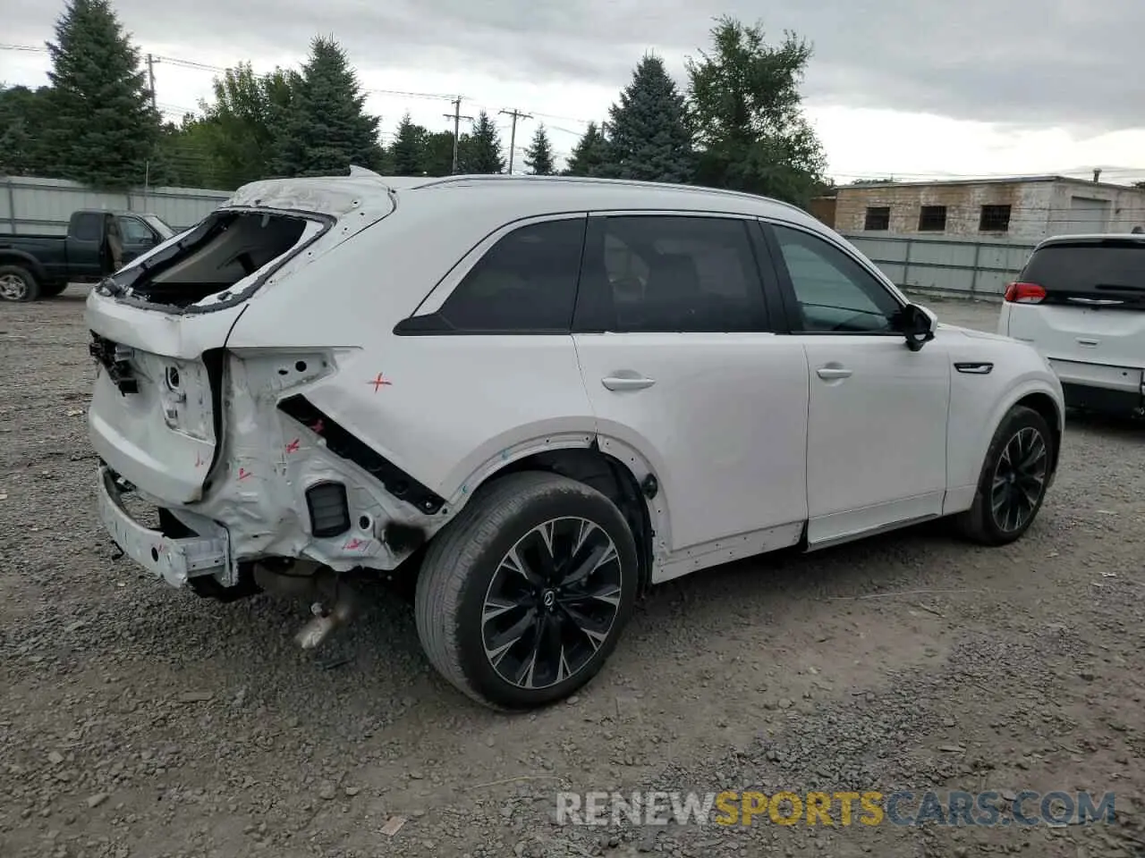 3 Photograph of a damaged car JM3KK1HC3R1115570 MAZDA CX-90 2024