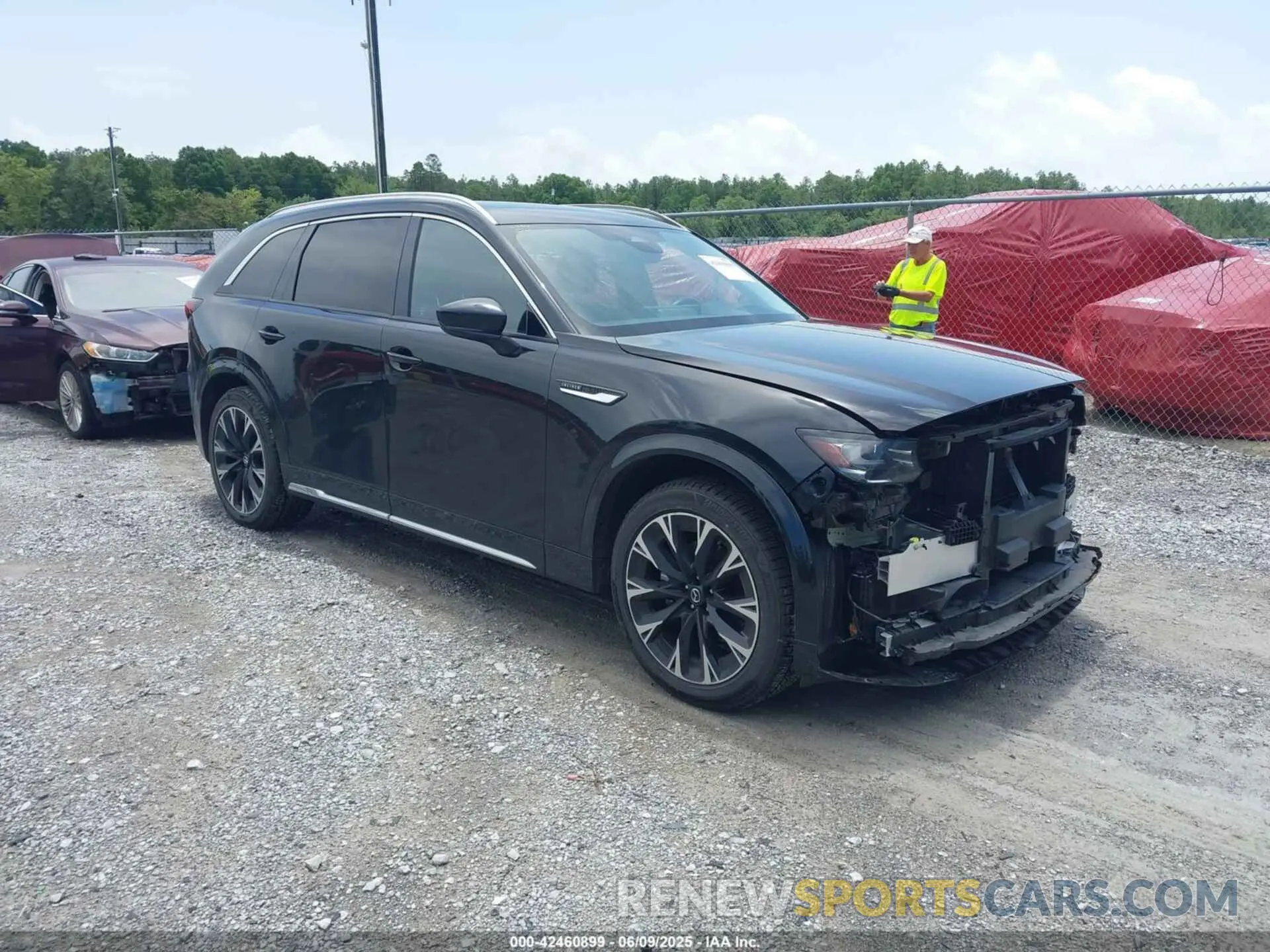 1 Photograph of a damaged car JM3KK1HC5R1147677 MAZDA CX-90 2024