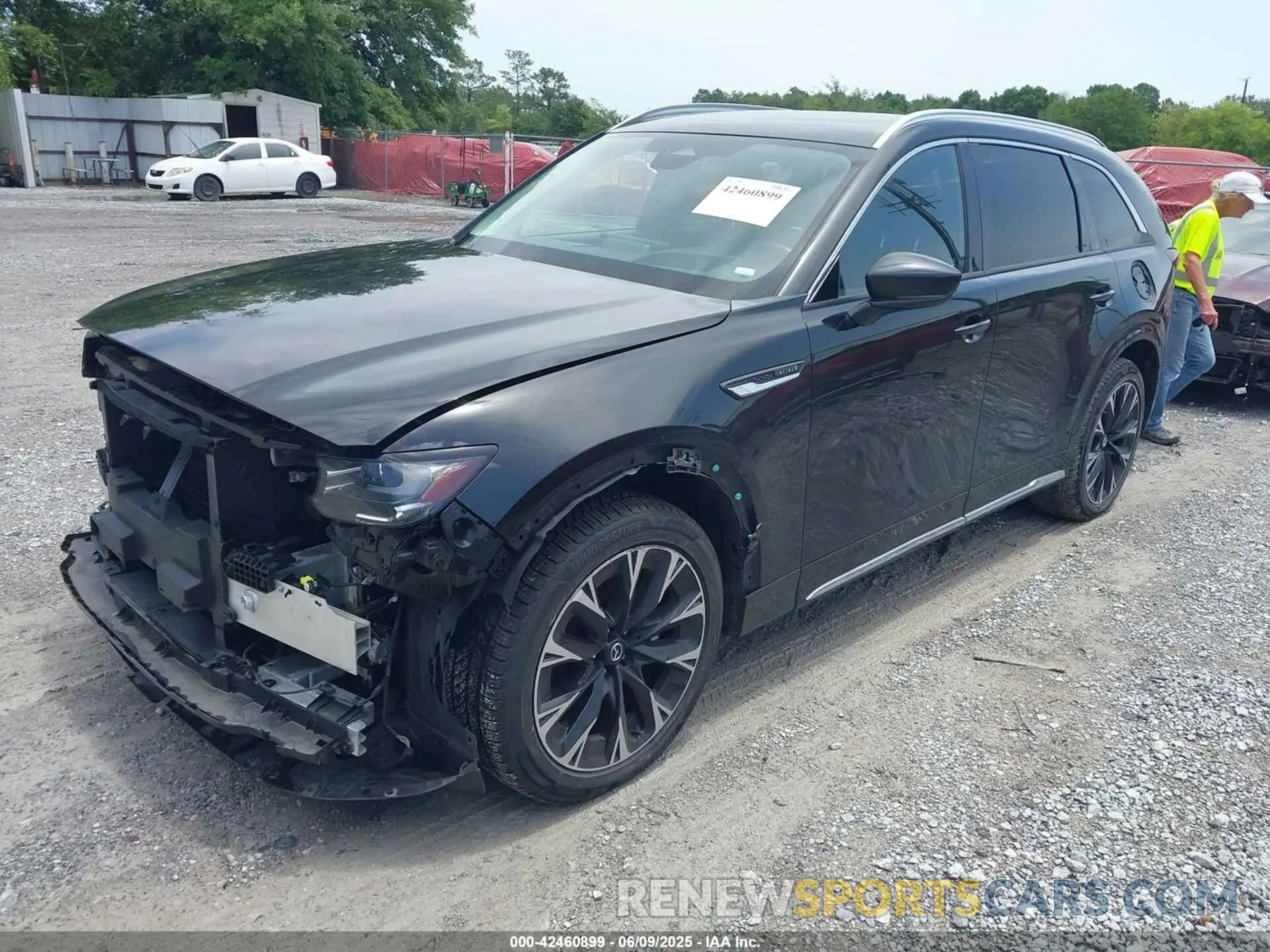 2 Photograph of a damaged car JM3KK1HC5R1147677 MAZDA CX-90 2024