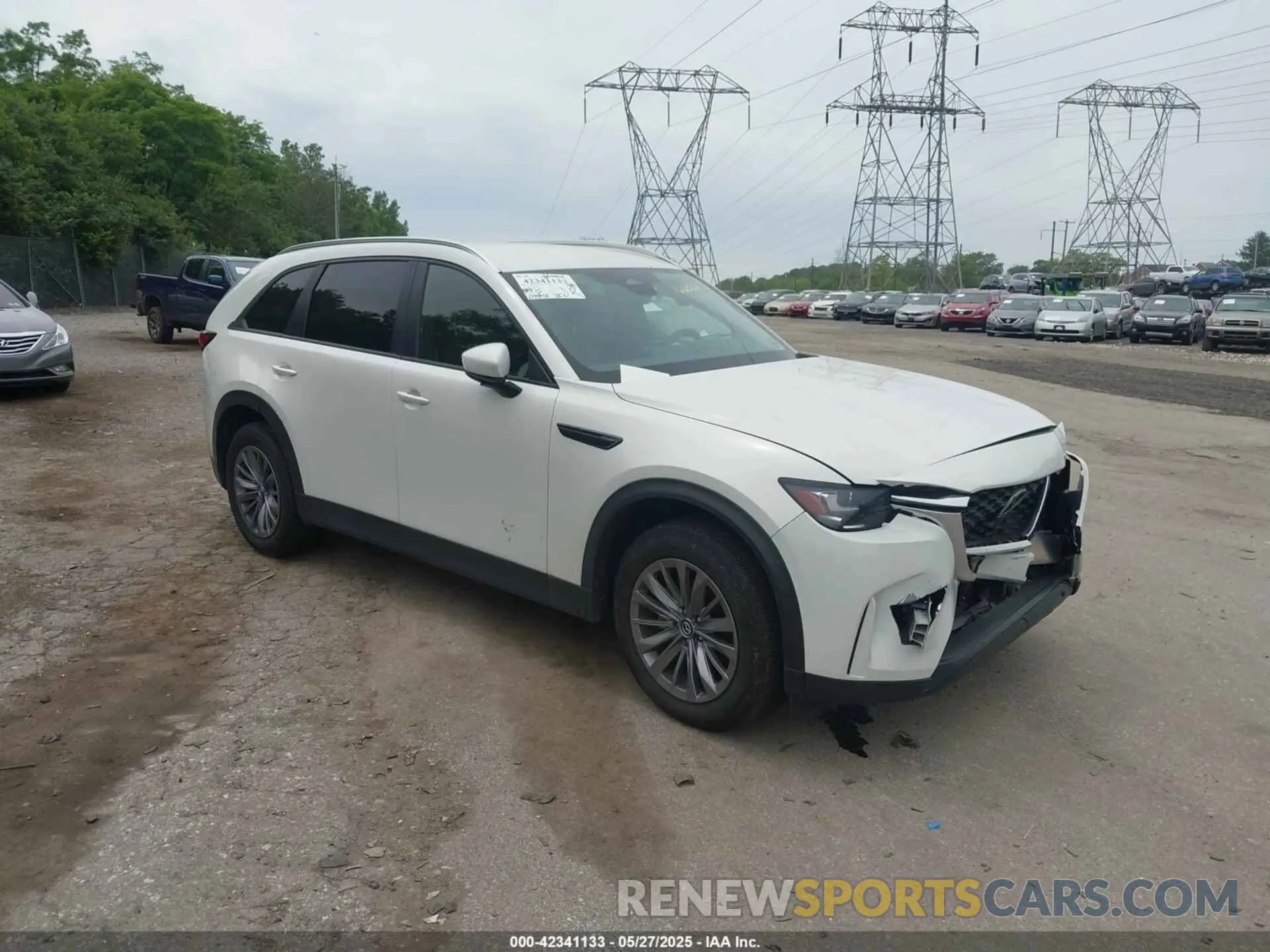 1 Photograph of a damaged car JM3KKAHD6R1166568 MAZDA CX-90 2024