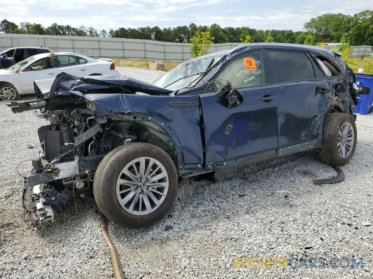 1 Photograph of a damaged car JM3KKAHDXR1181168 MAZDA CX-90 2024