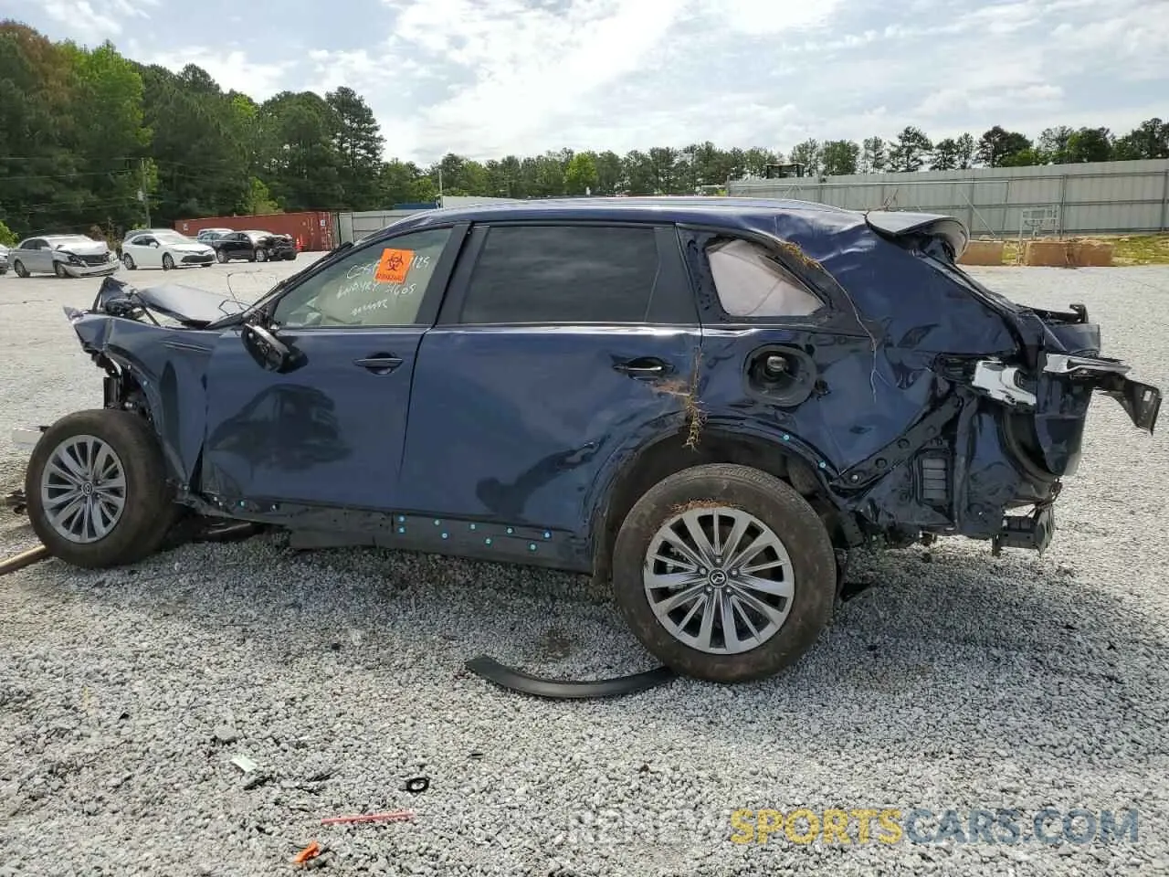 2 Photograph of a damaged car JM3KKAHDXR1181168 MAZDA CX-90 2024