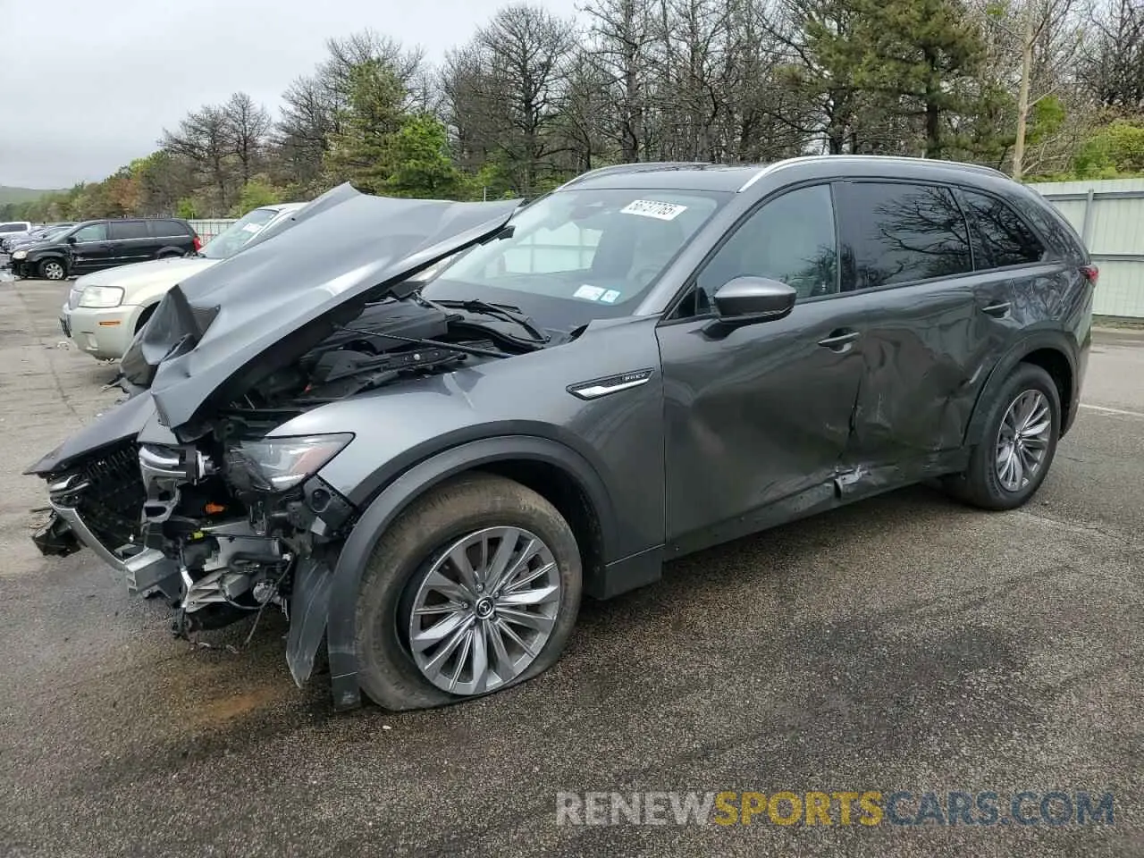 1 Photograph of a damaged car JM3KKBHA0R1157666 MAZDA CX-90 2024