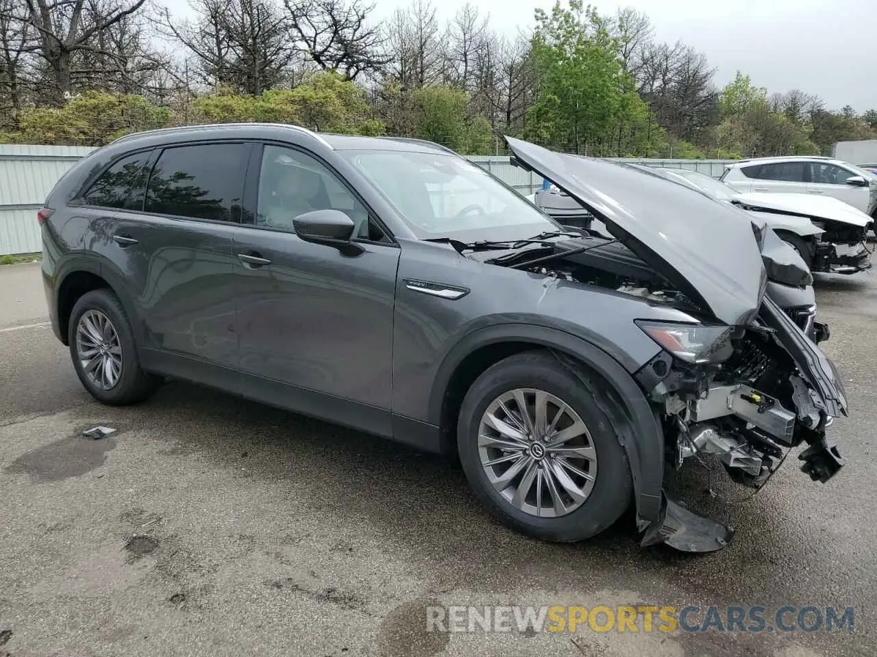 4 Photograph of a damaged car JM3KKBHA0R1157666 MAZDA CX-90 2024