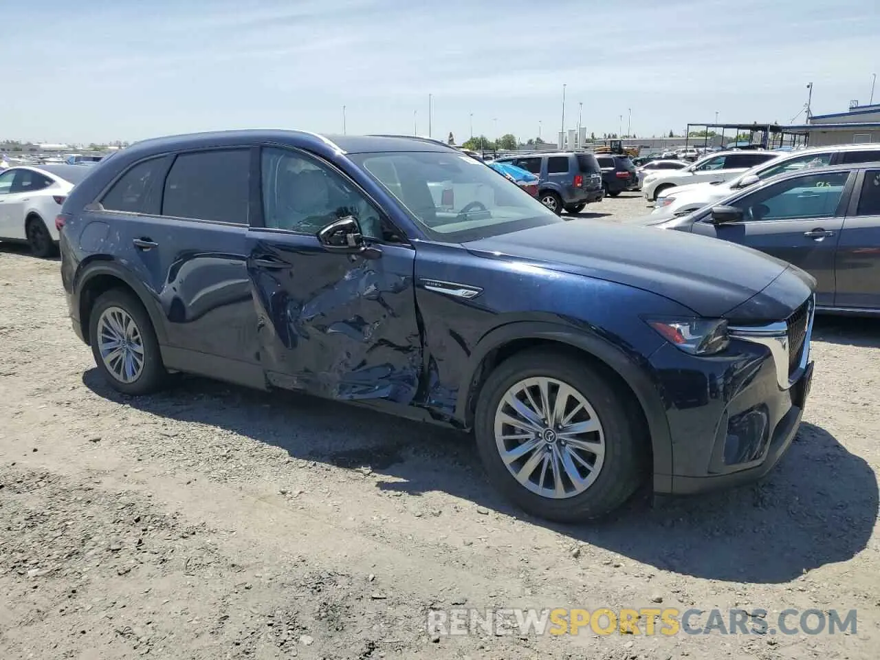 4 Photograph of a damaged car JM3KKBHA4R1126260 MAZDA CX-90 2024