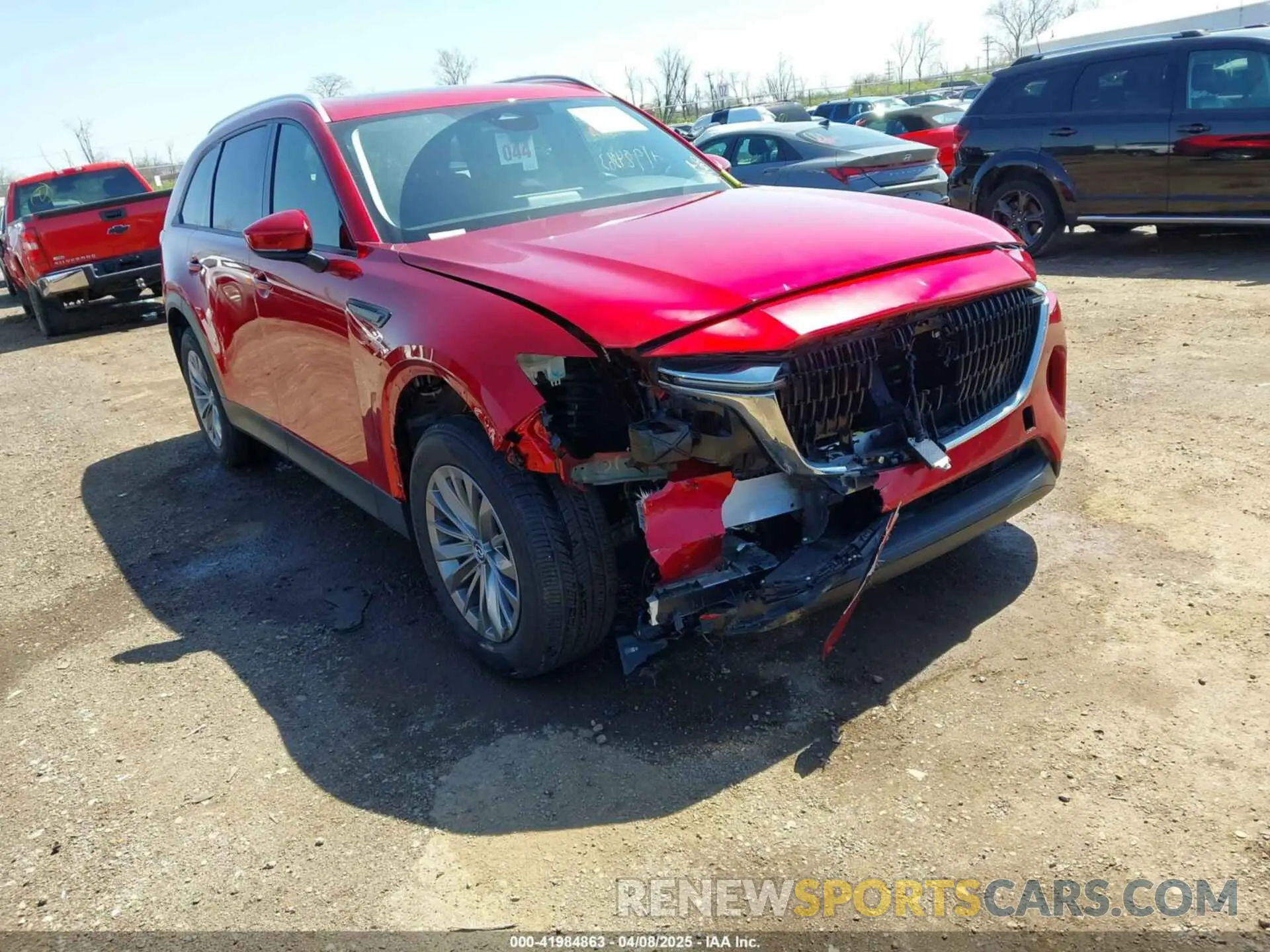 1 Photograph of a damaged car JM3KKBHD0R1136066 MAZDA CX-90 2024
