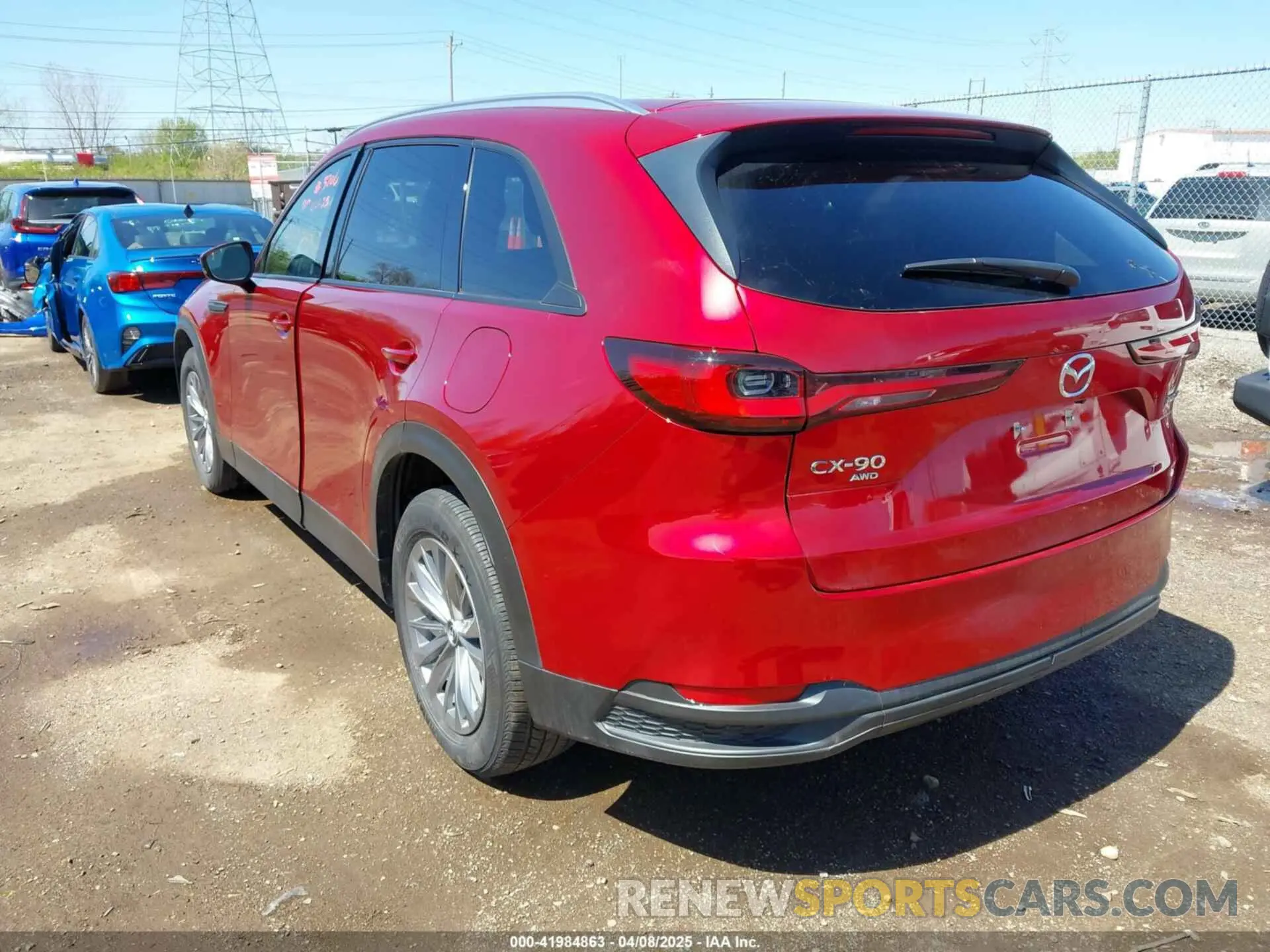 3 Photograph of a damaged car JM3KKBHD0R1136066 MAZDA CX-90 2024