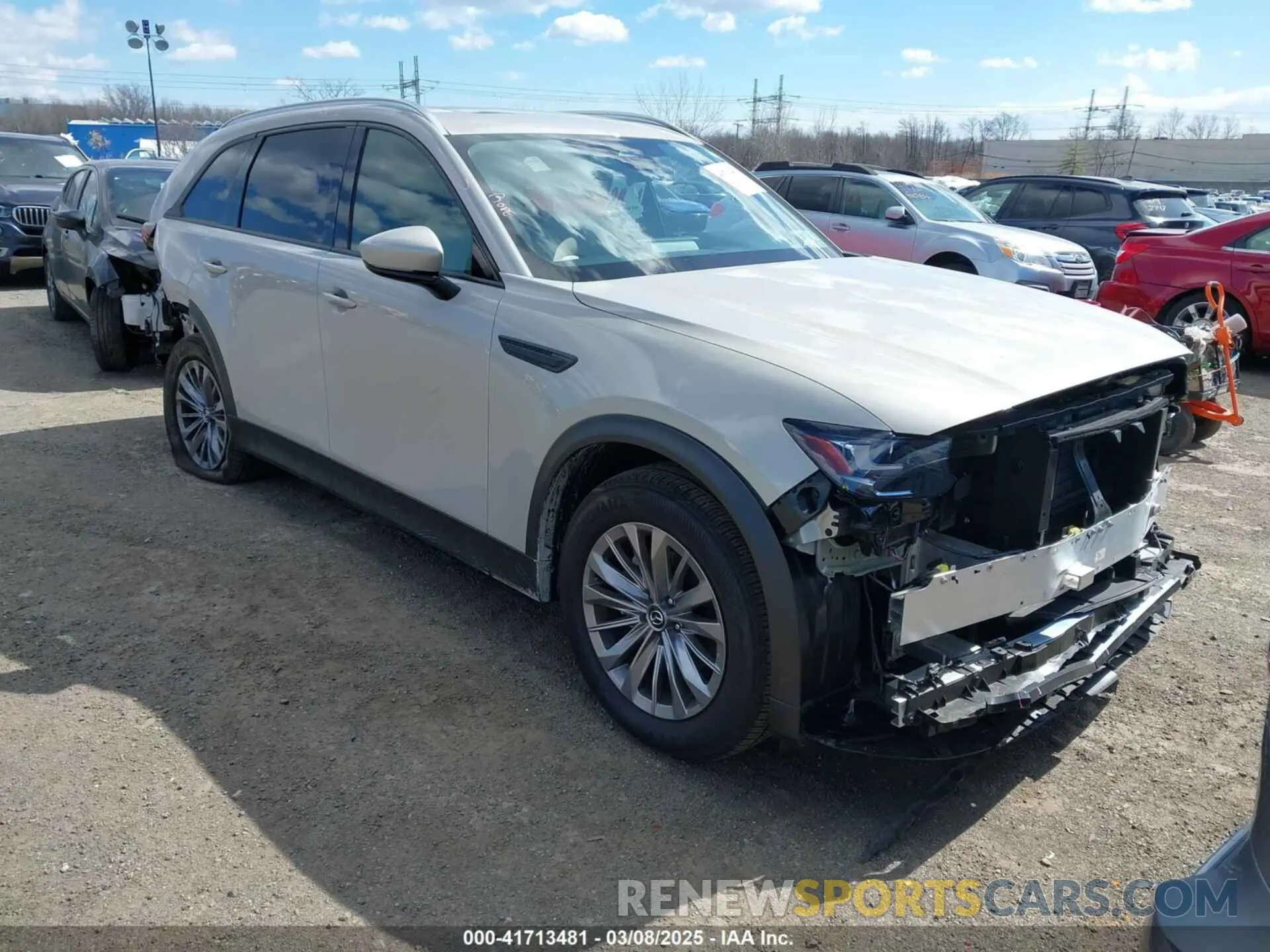 1 Photograph of a damaged car JM3KKBHD0R1154910 MAZDA CX-90 2024