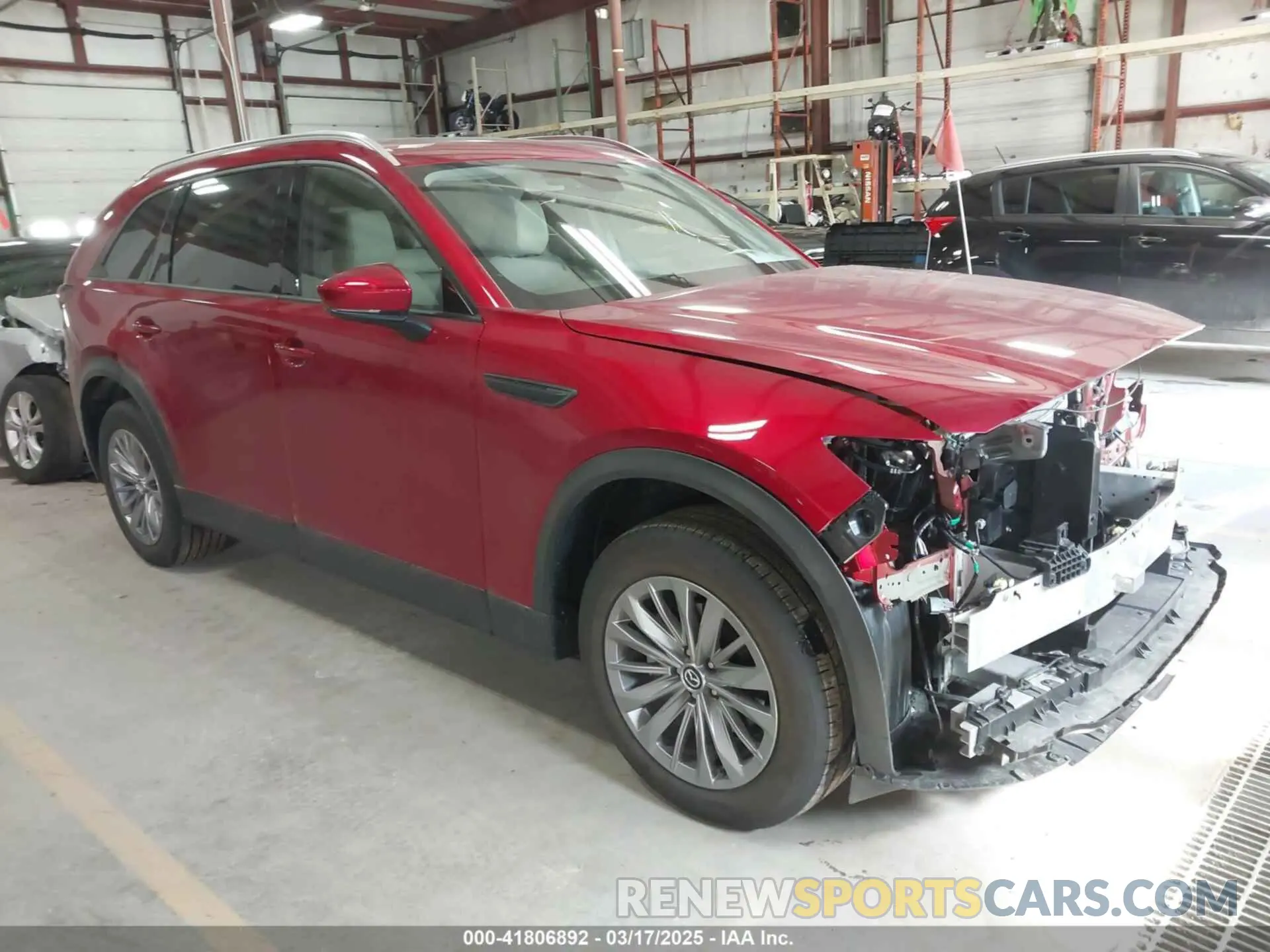 1 Photograph of a damaged car JM3KKBHD2R1174723 MAZDA CX-90 2024