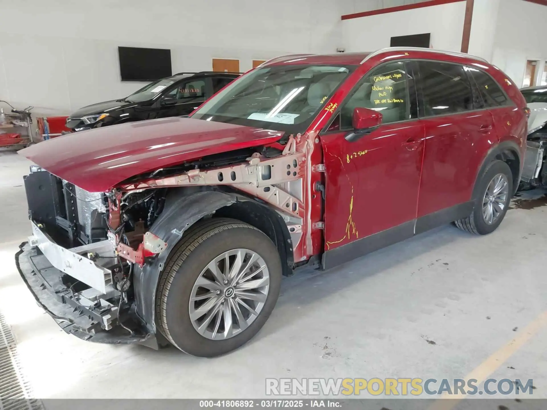 2 Photograph of a damaged car JM3KKBHD2R1174723 MAZDA CX-90 2024